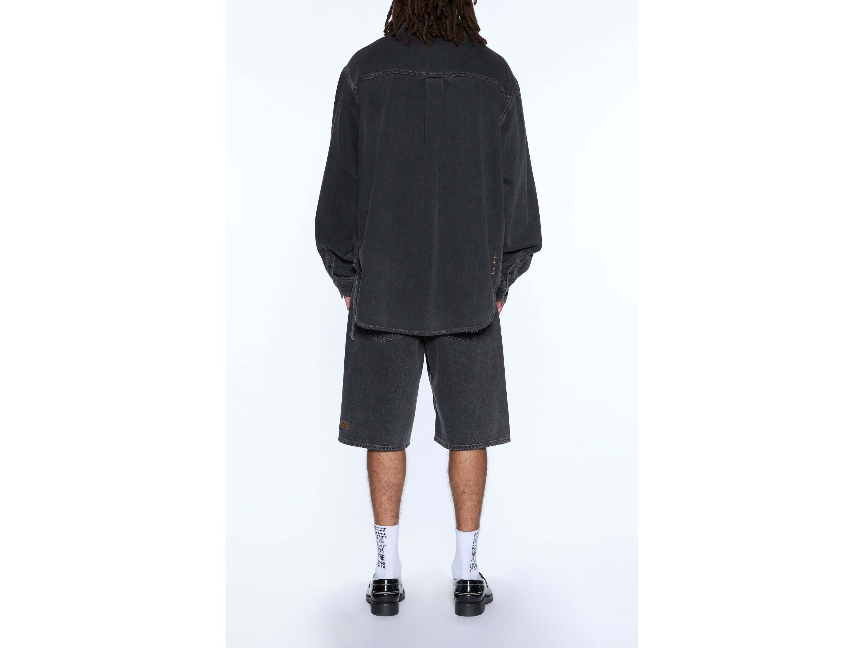 VULTURE DENIM LS SHIRT BAXTER BLACK