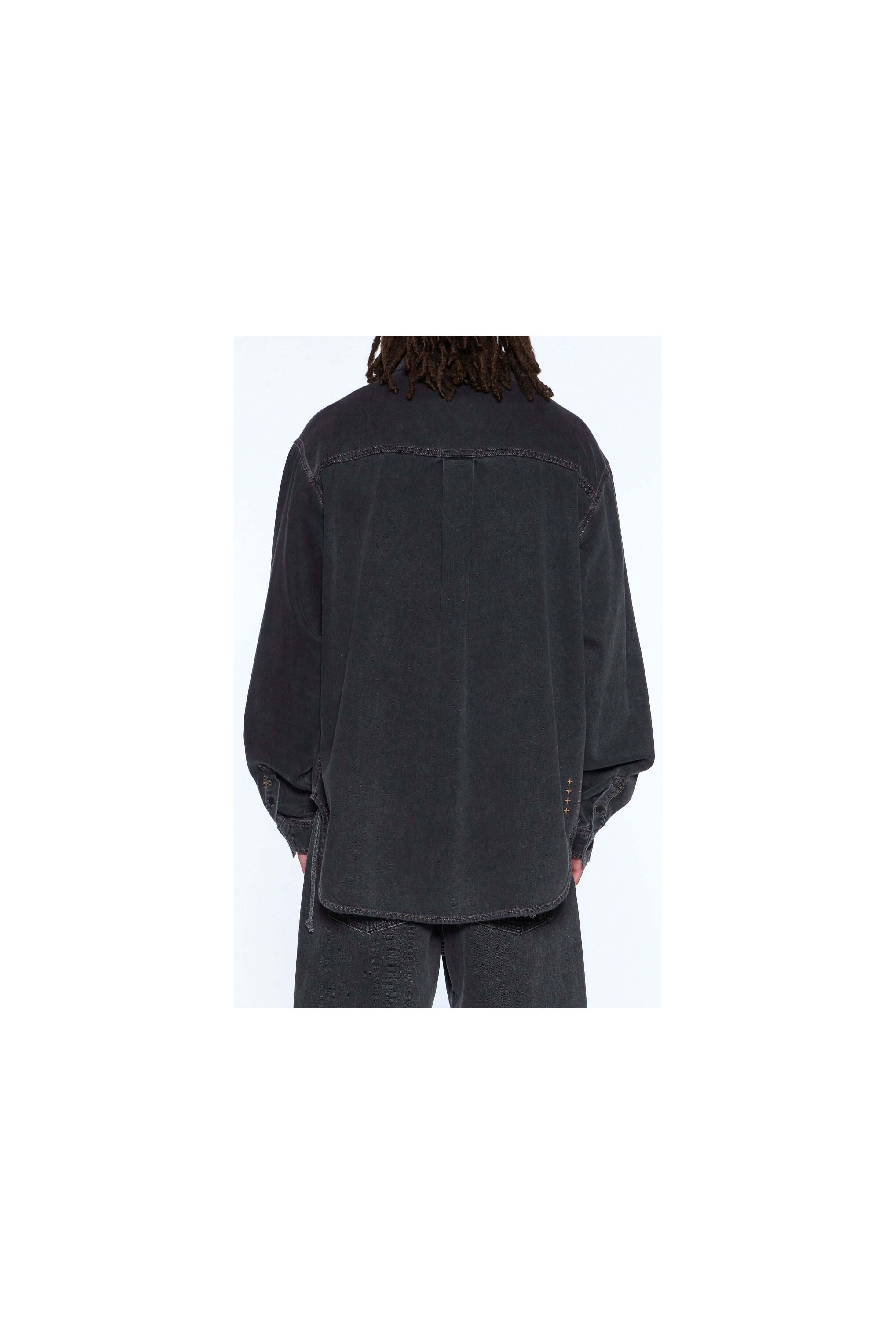 VULTURE DENIM LS SHIRT BAXTER BLACK