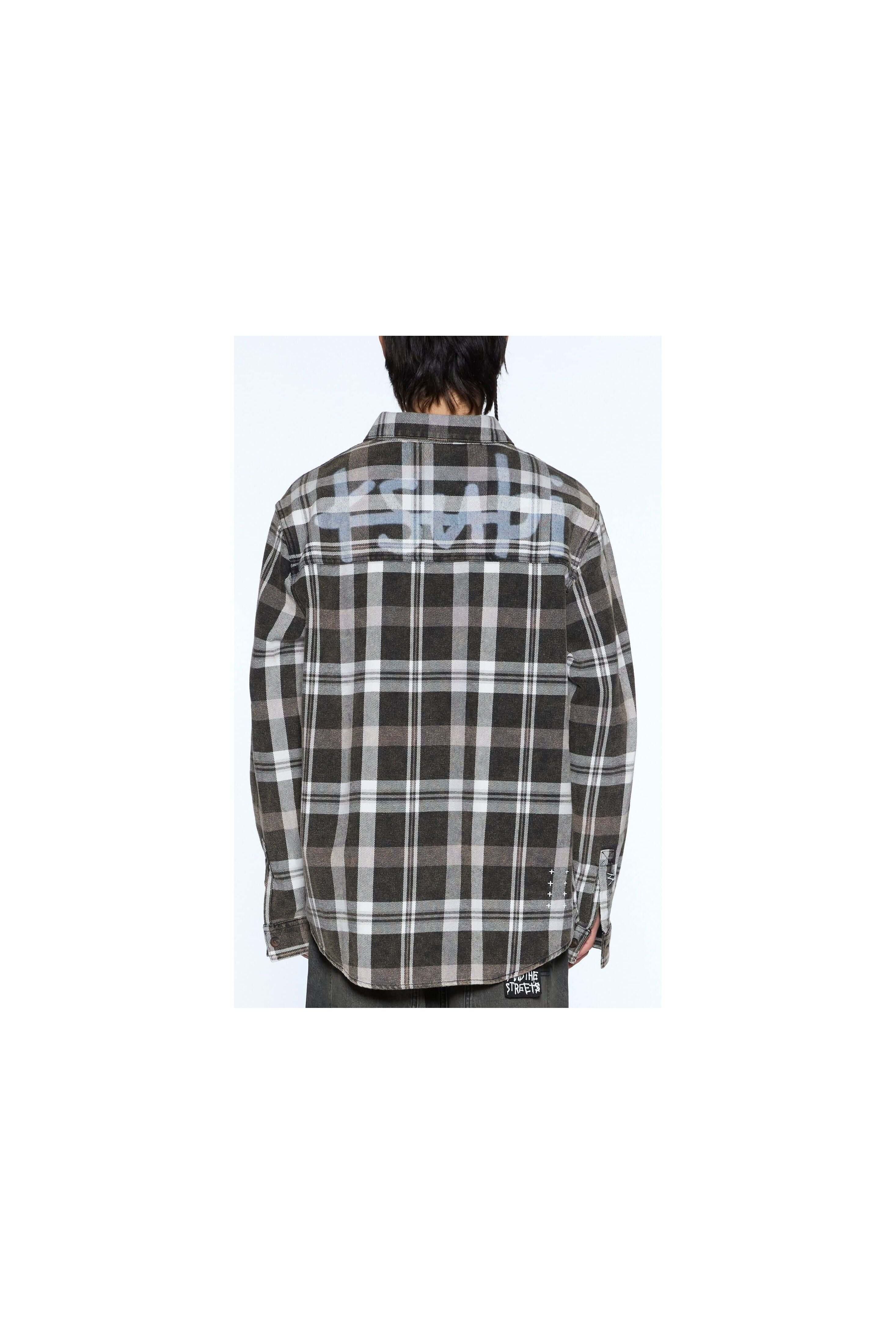ROSEBOWL LS SHIRT 1999 BLACK CHECK