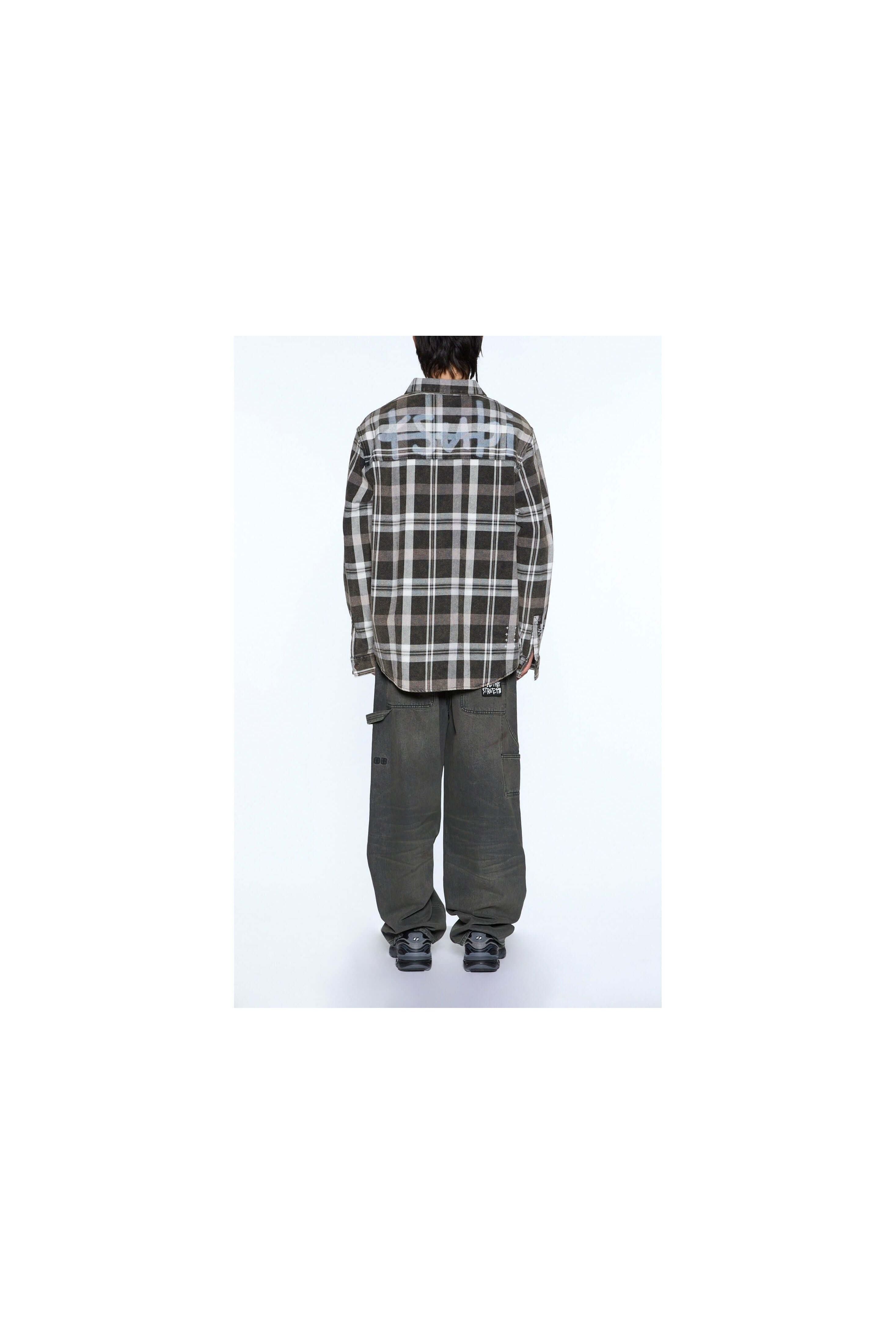 ROSEBOWL LS SHIRT 1999 BLACK CHECK