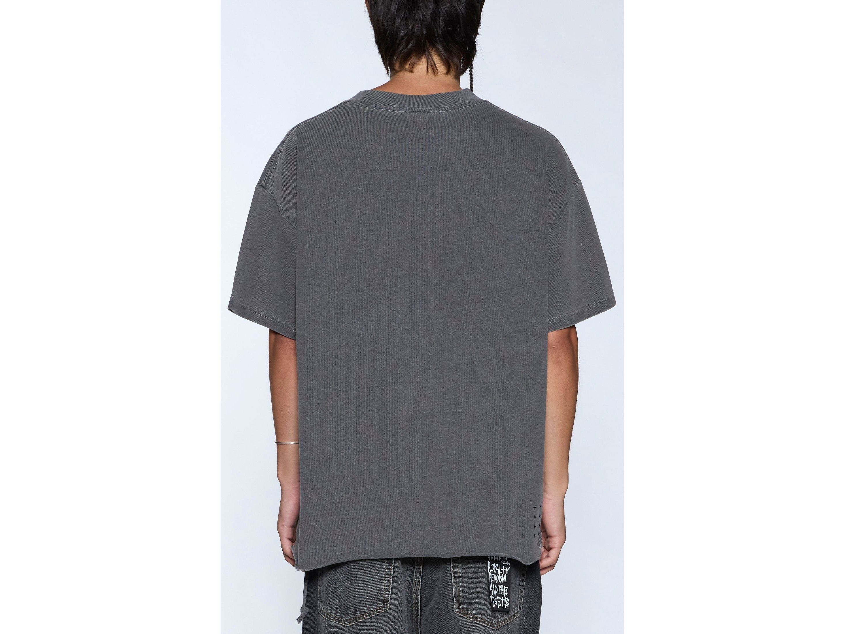 THORNED EKCESS SS TEE CHARCOAL