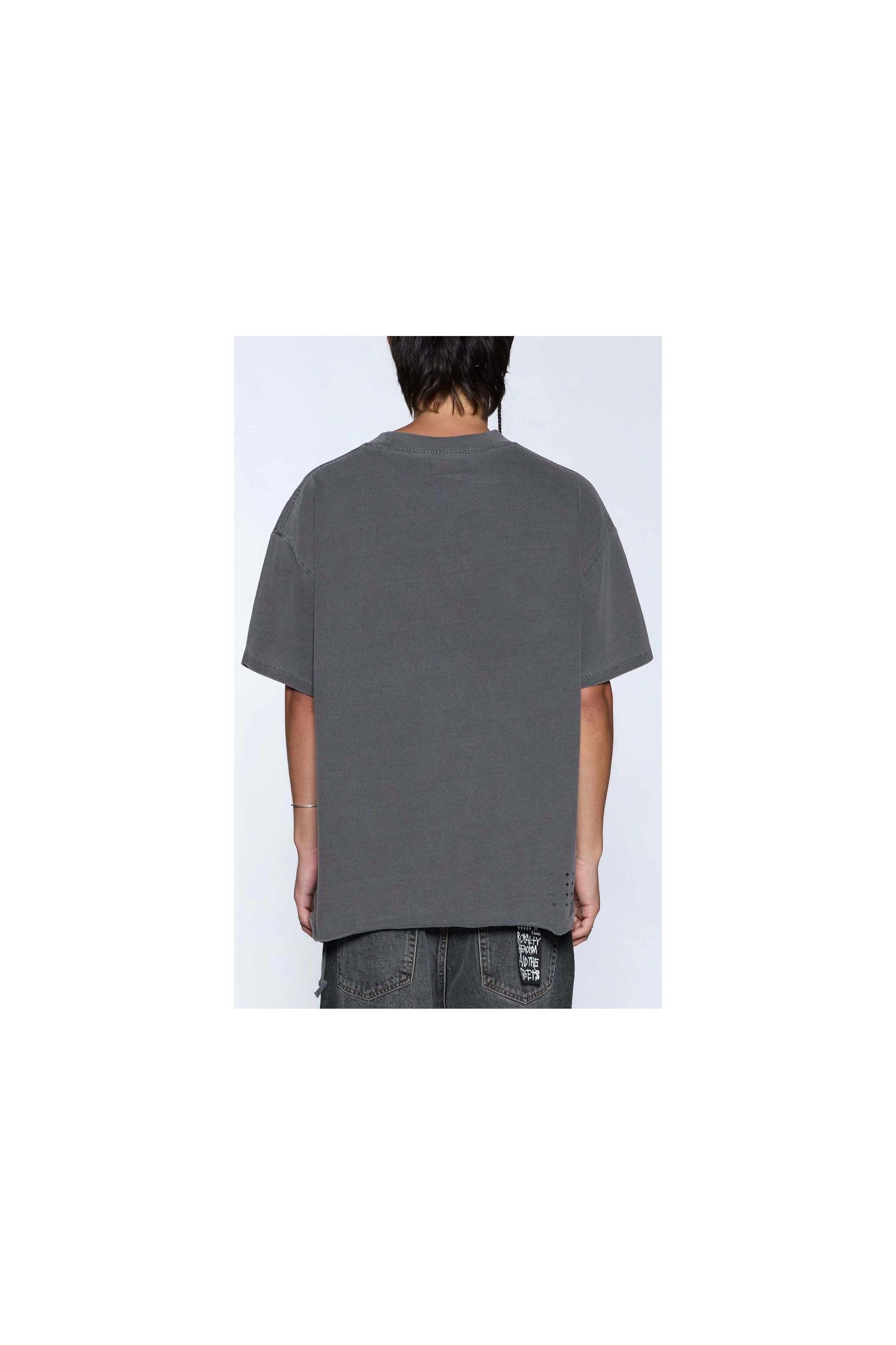 THORNED EKCESS SS TEE CHARCOAL
