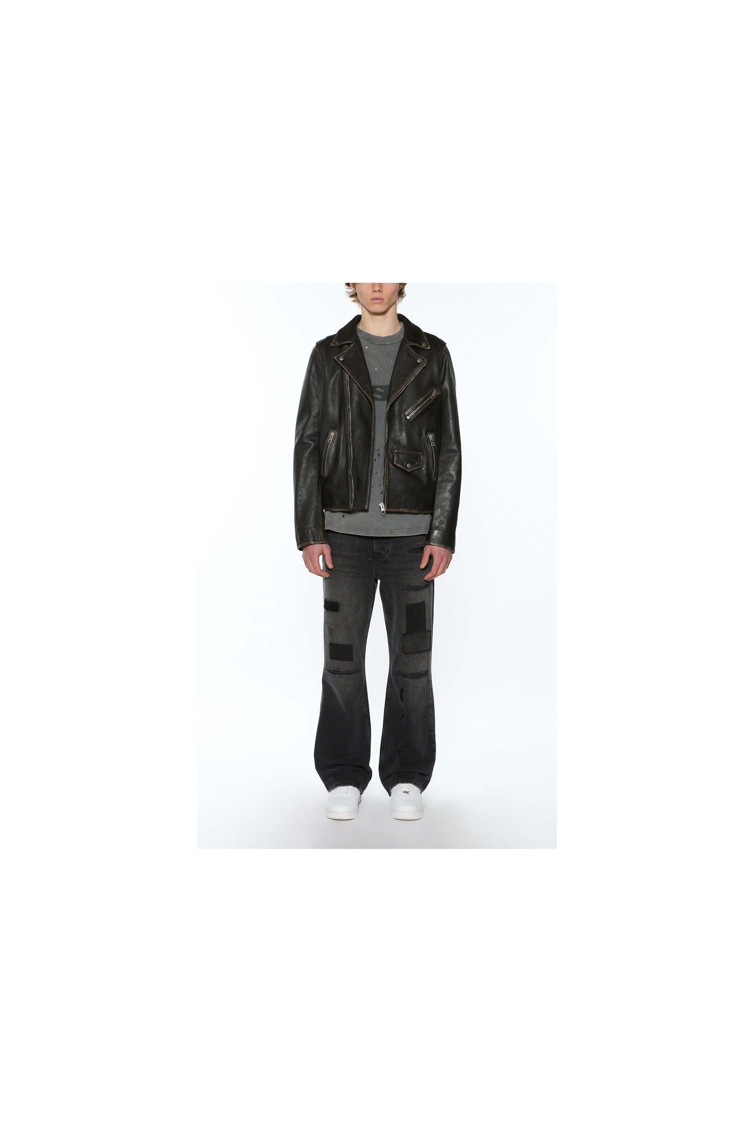 sott capitol leather jacket black