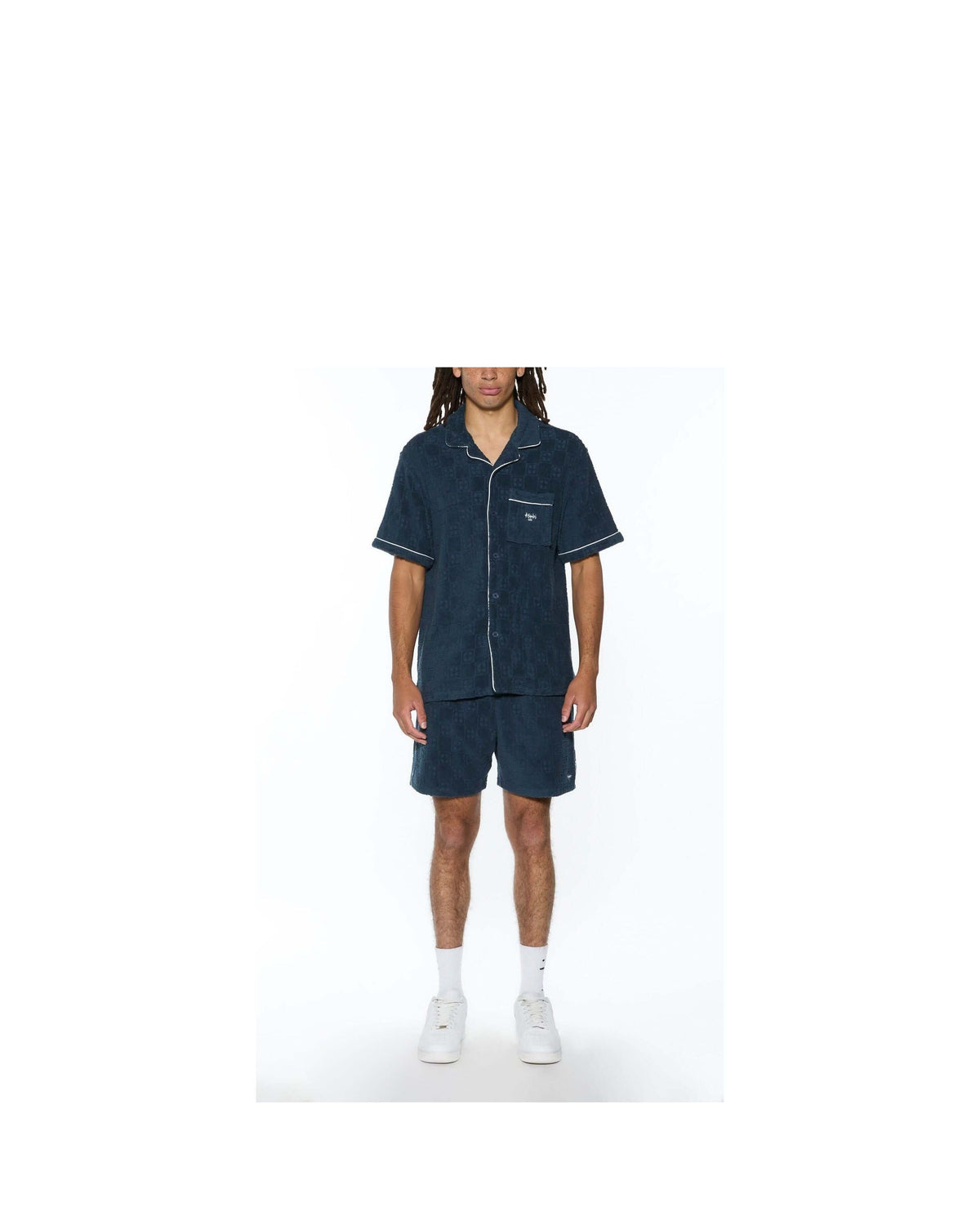 lounge ss resort shirt navy