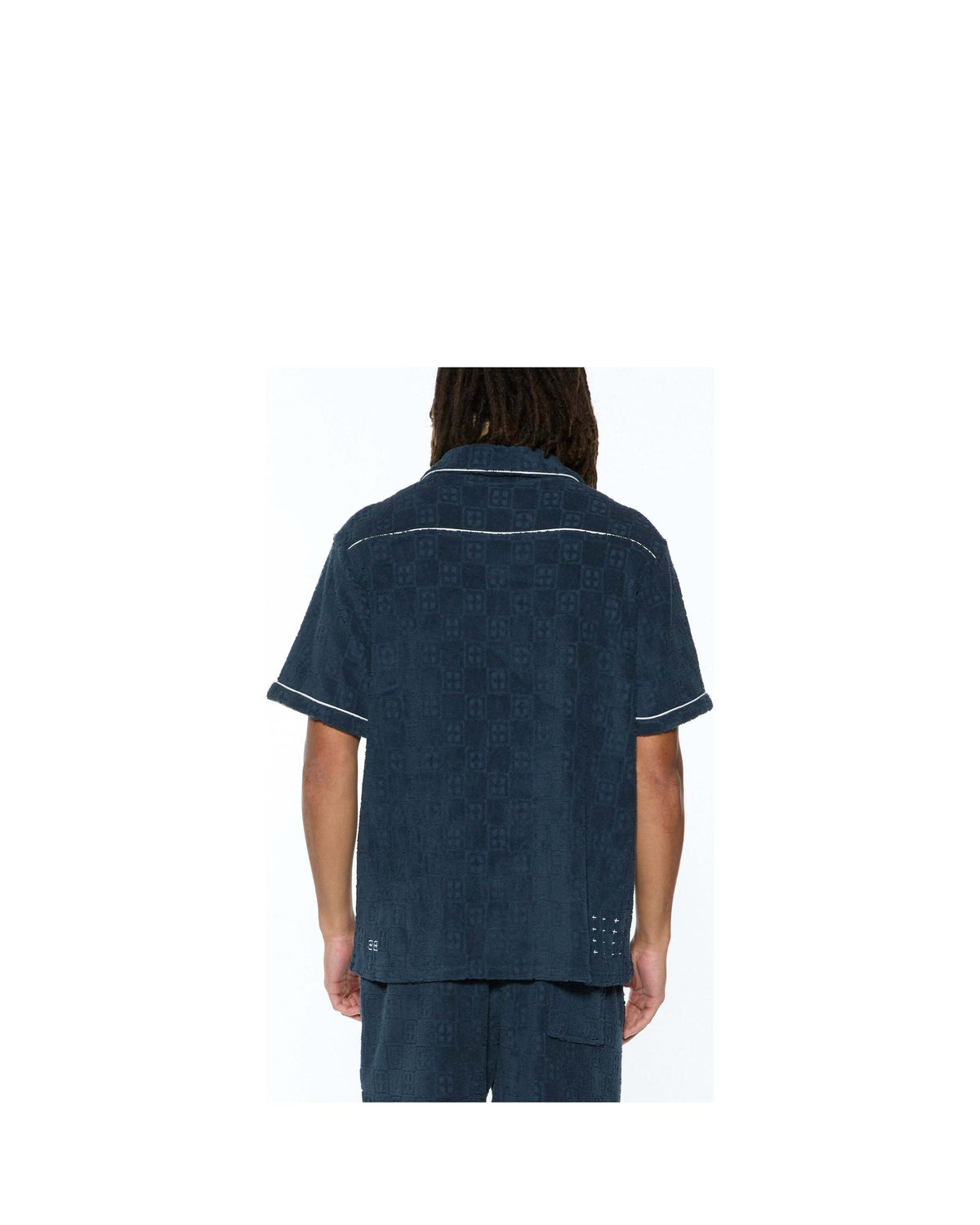 lounge ss resort shirt navy