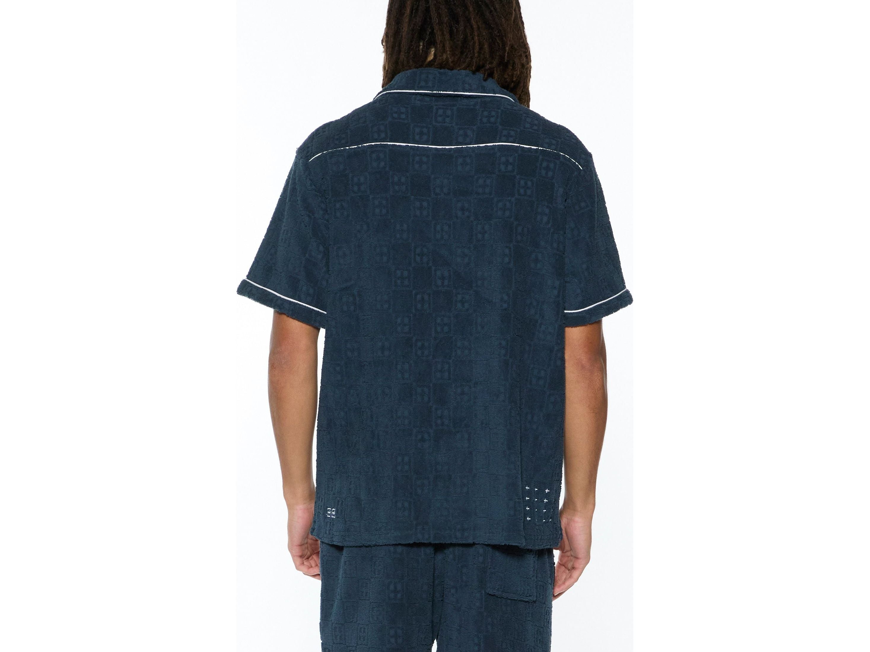lounge ss resort shirt navy