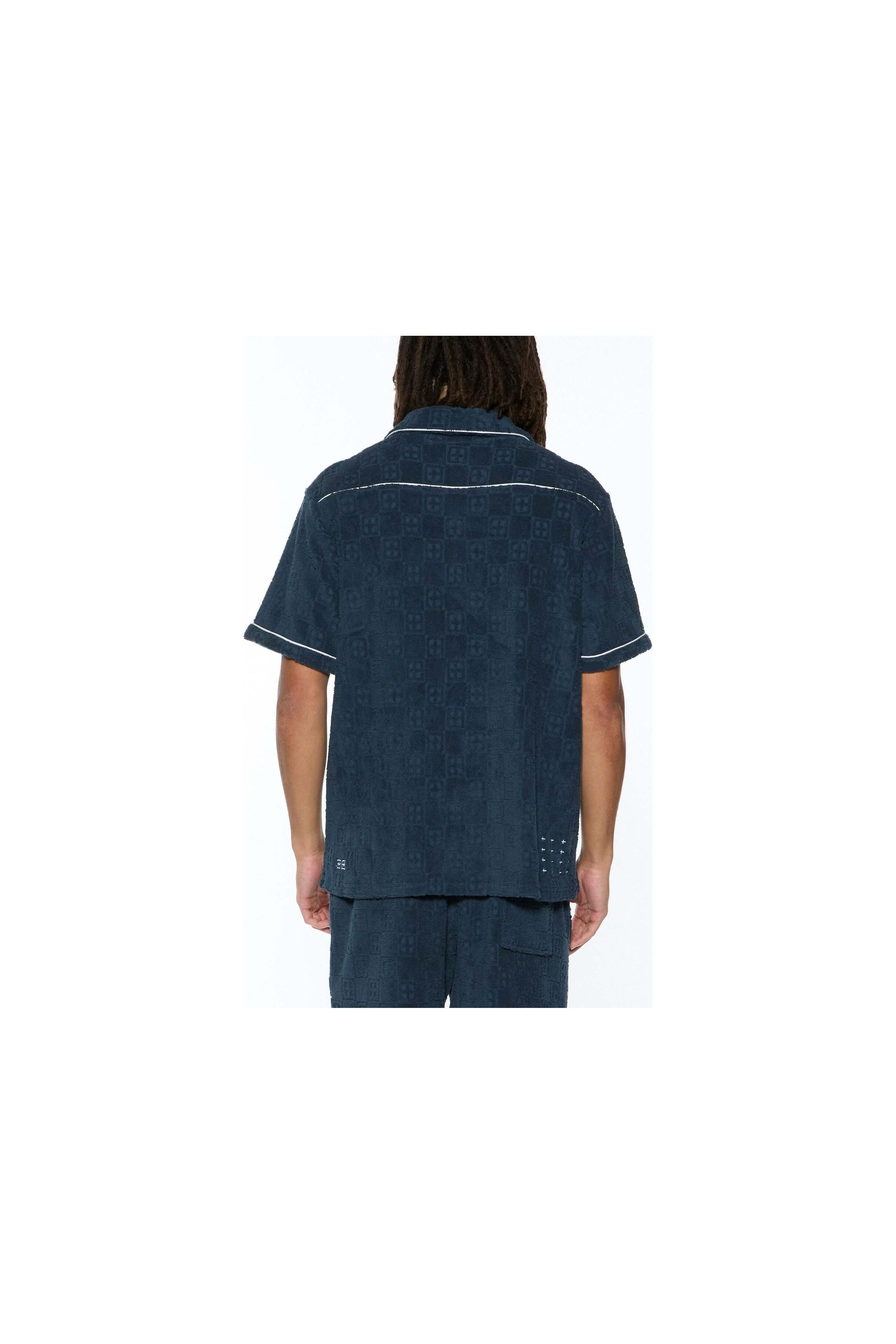 lounge ss resort shirt navy