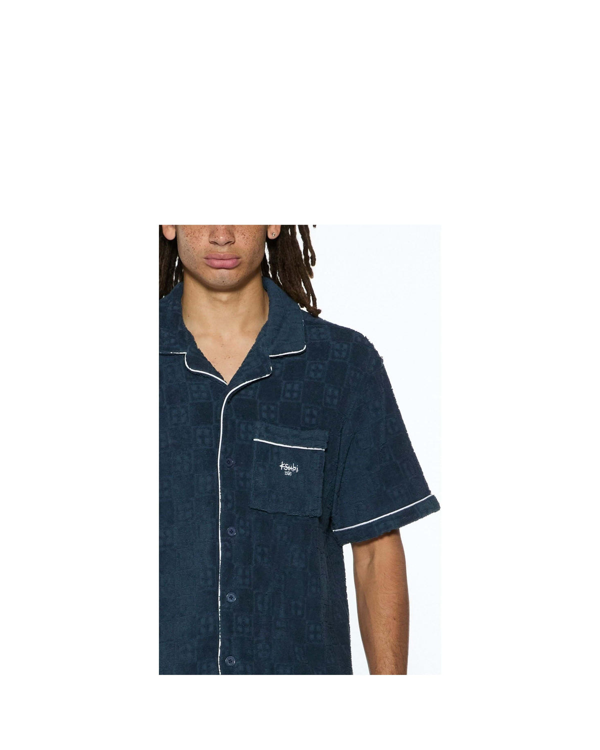 lounge ss resort shirt navy