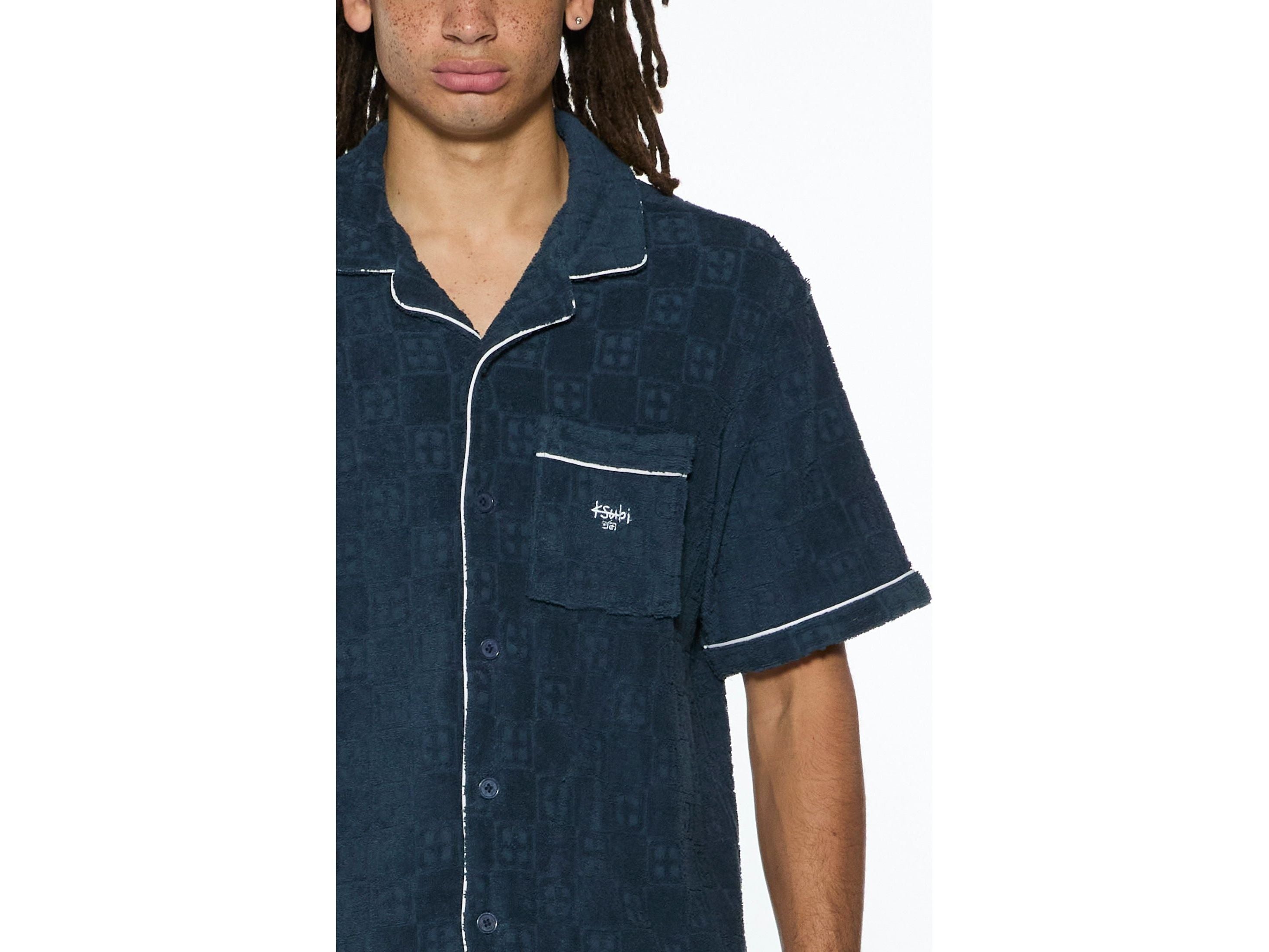 lounge ss resort shirt navy