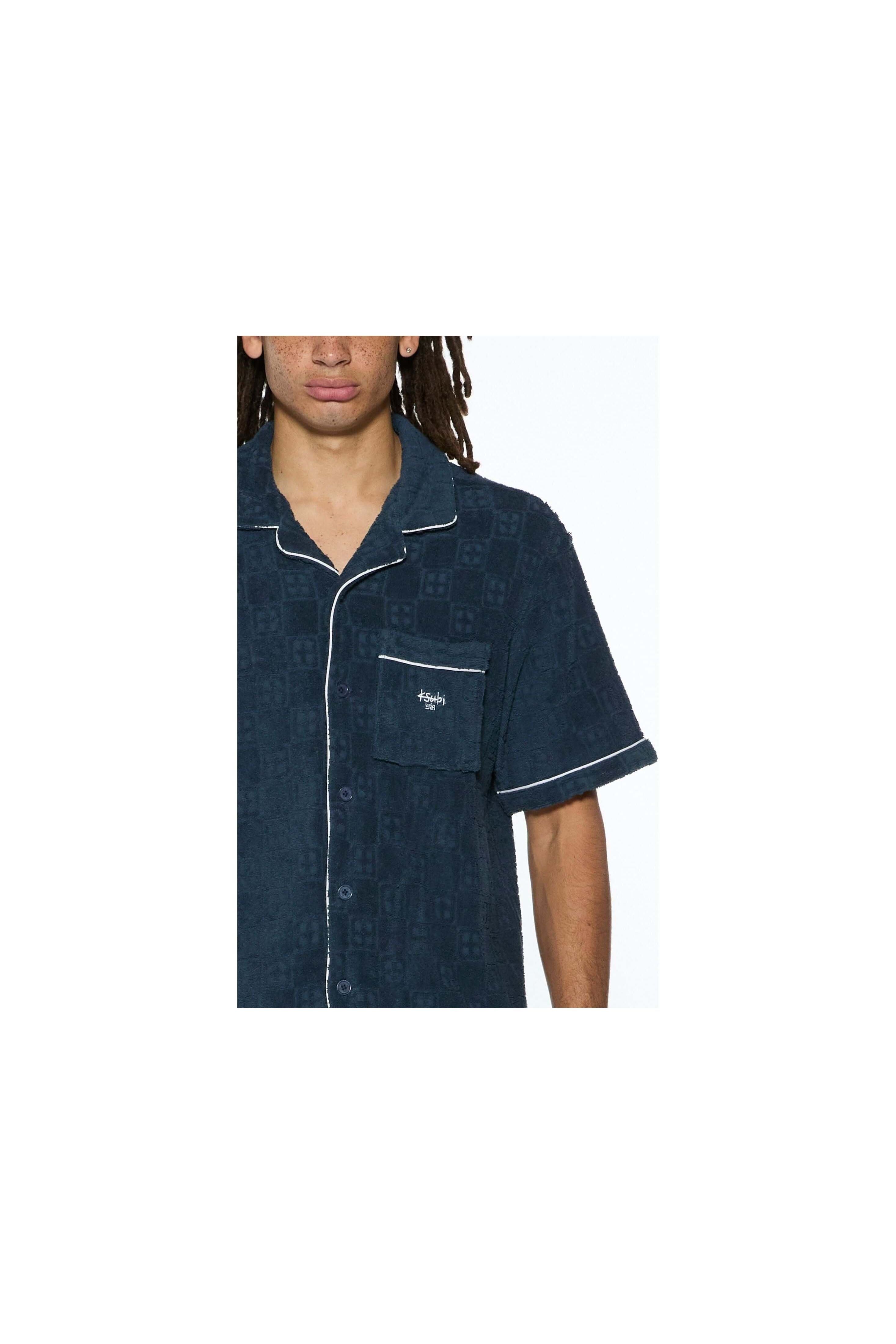 lounge ss resort shirt navy