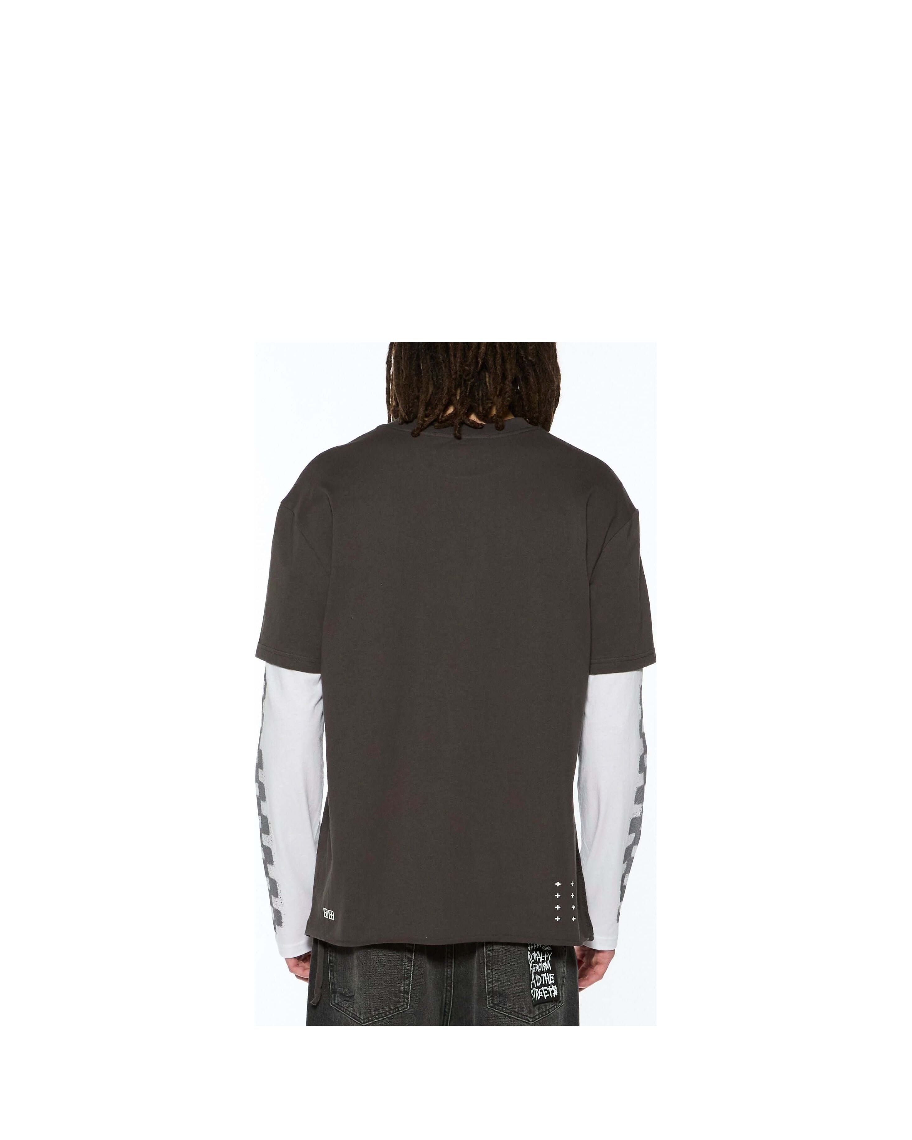 engine ls layer tee faded black