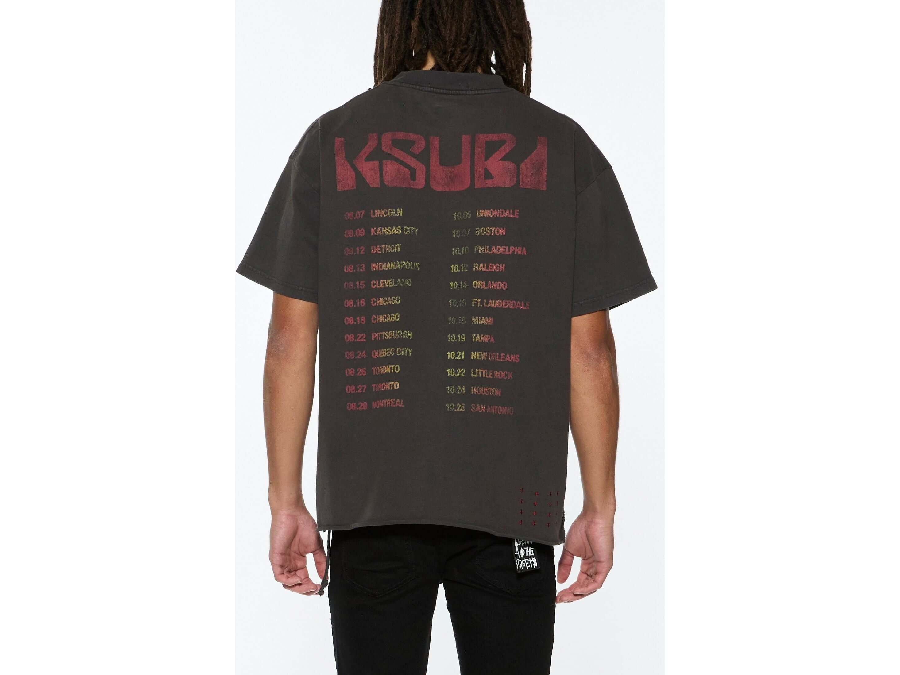 venom ekcess ss tee faded black