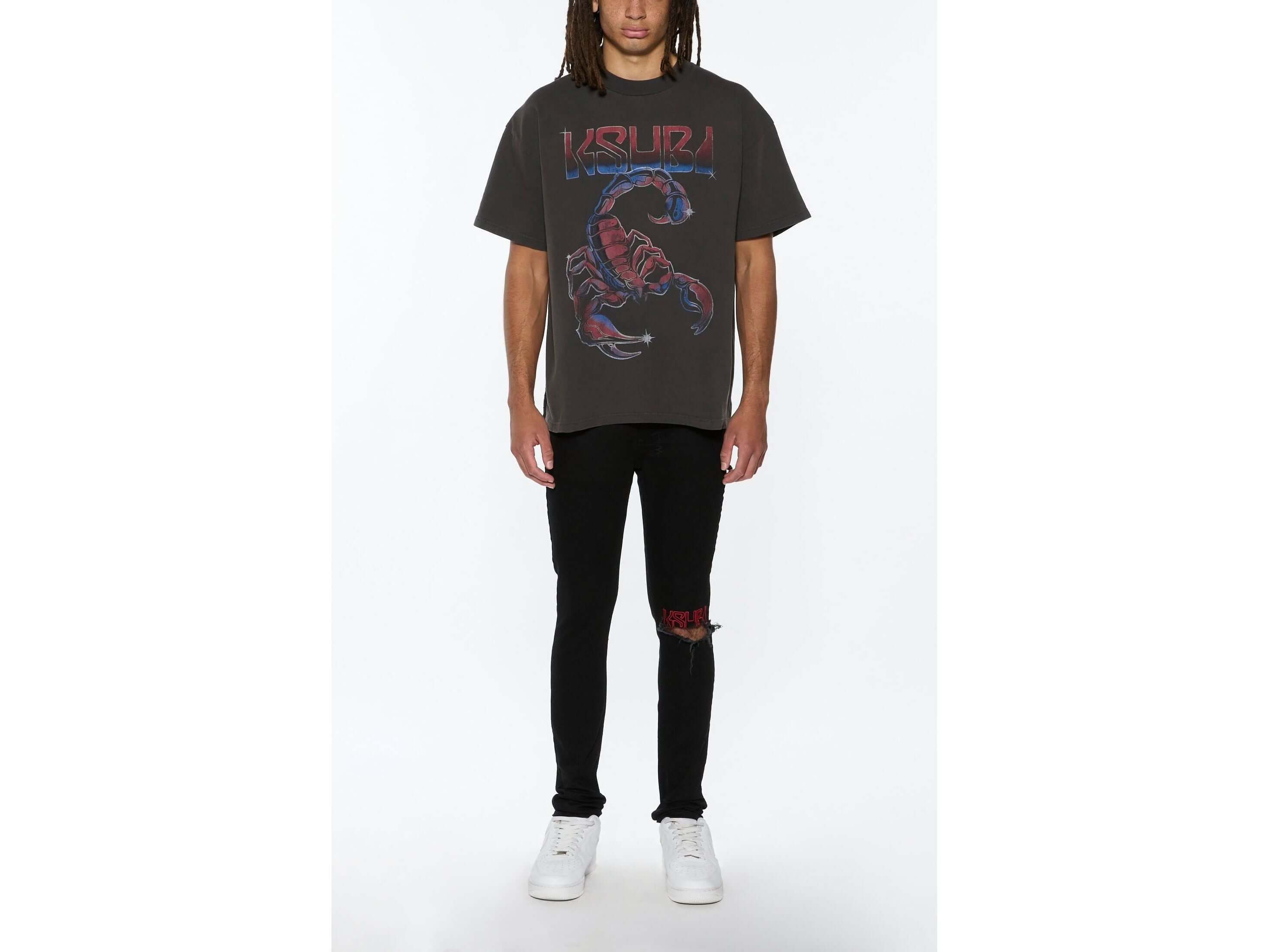 venom ekcess ss tee faded black