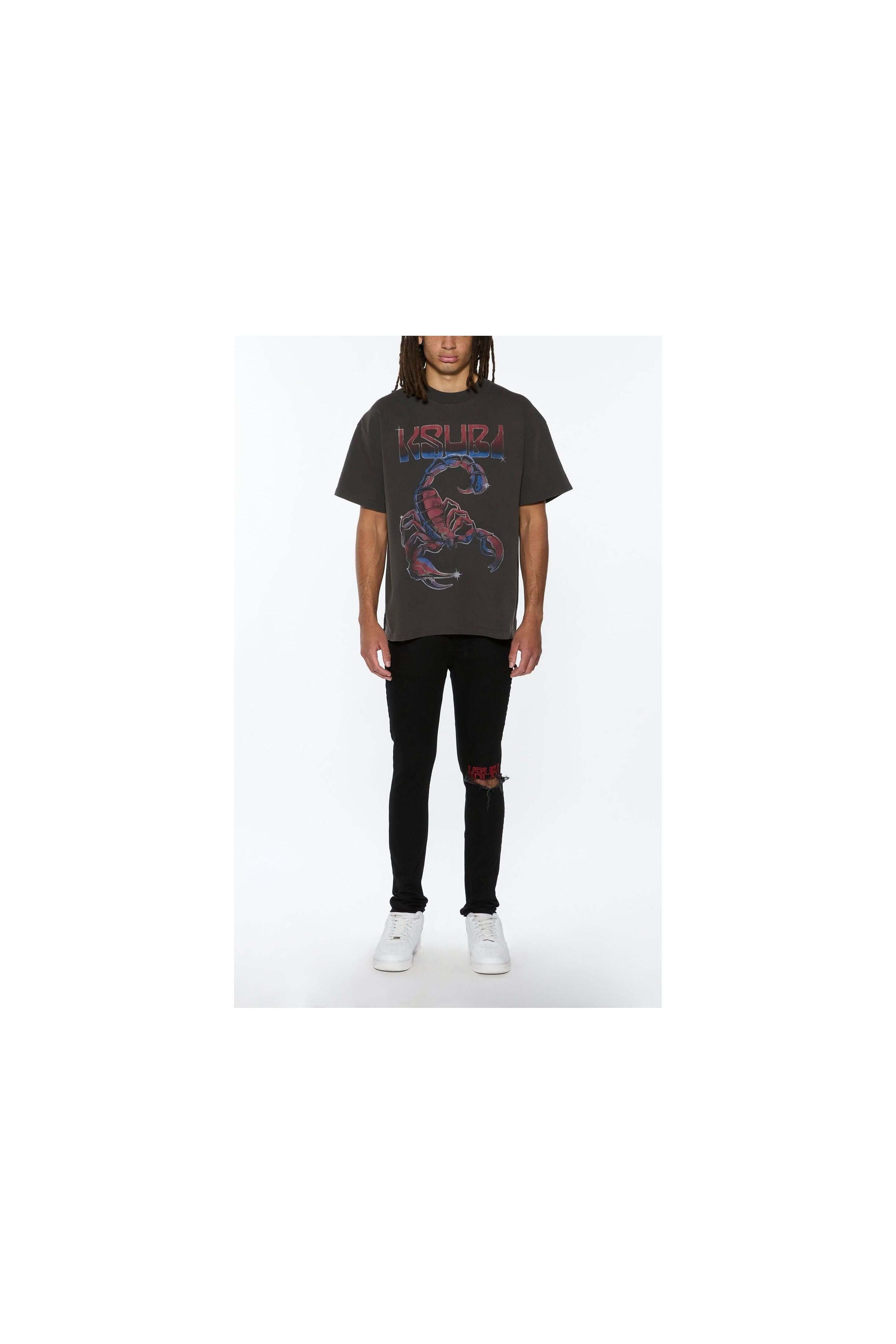 venom ekcess ss tee faded black