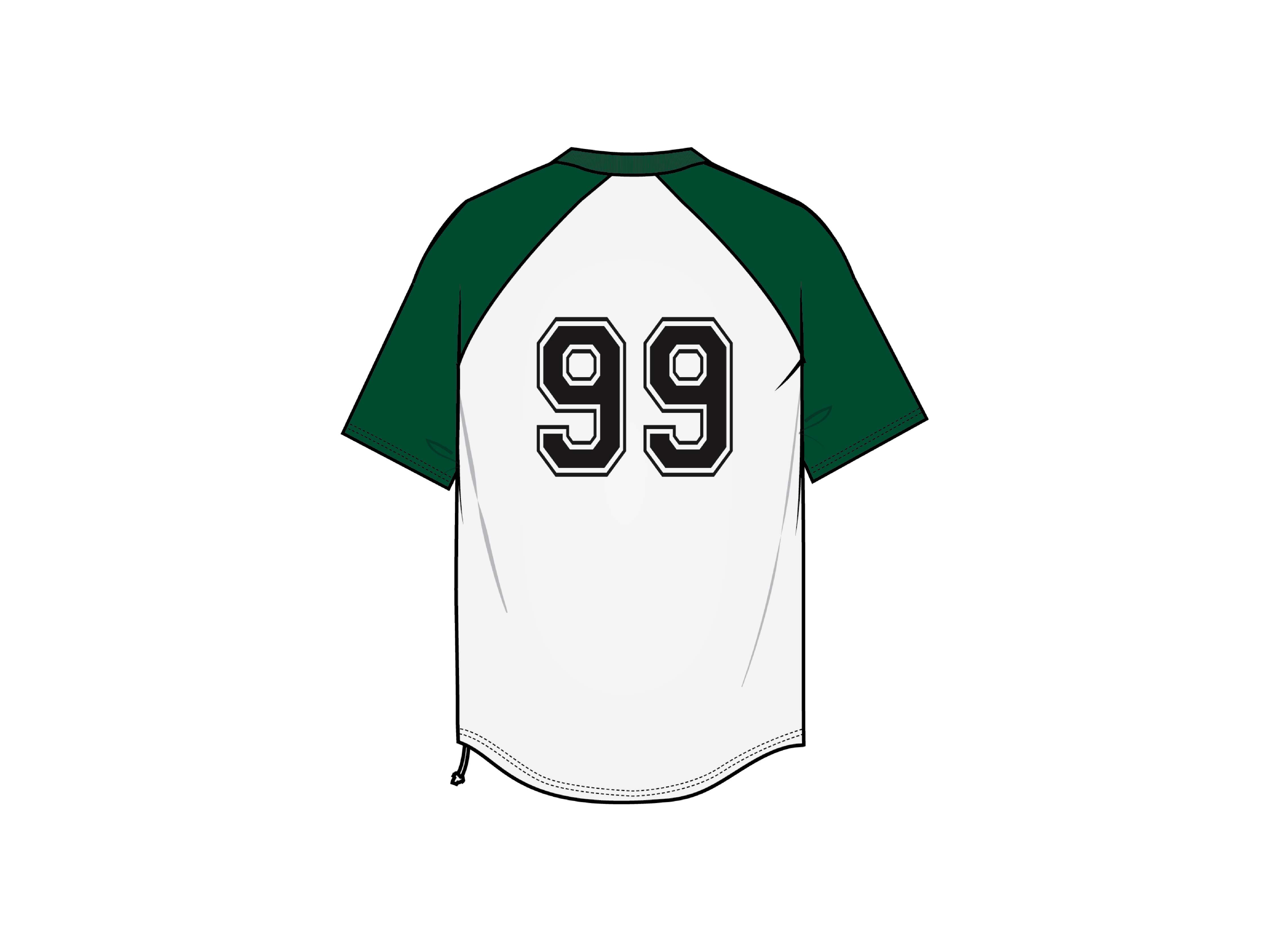 99 biggie raglan ss tee hash