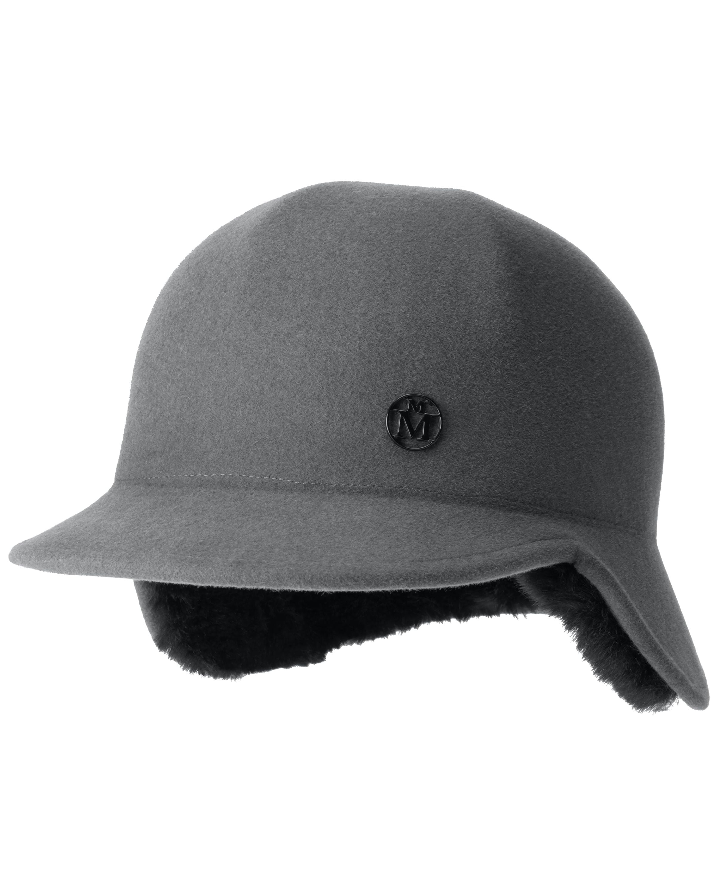 Riley Hat earmuff Cap On Felt