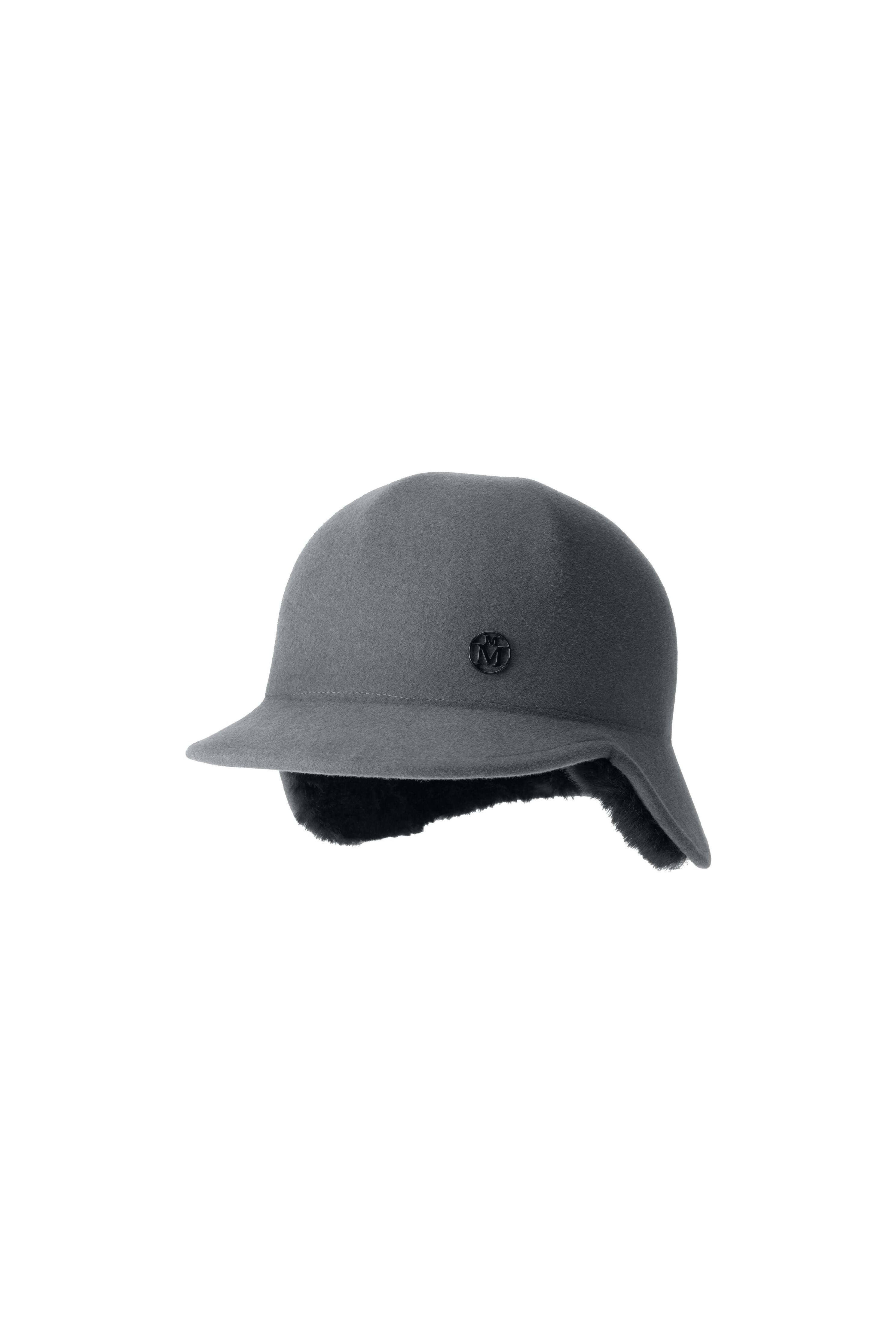 Riley Hat earmuff Cap On Felt