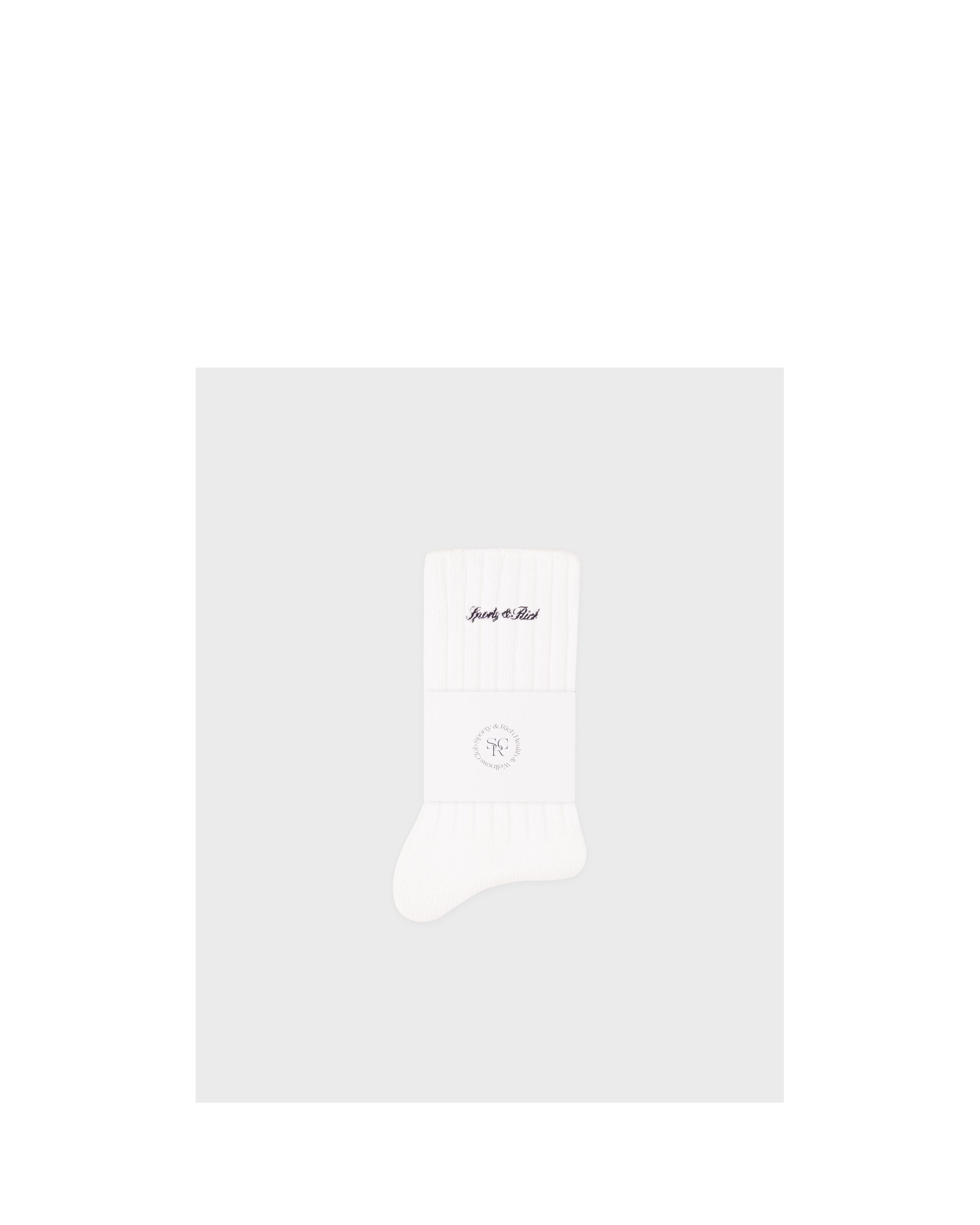 Signature Logo Rib Socks