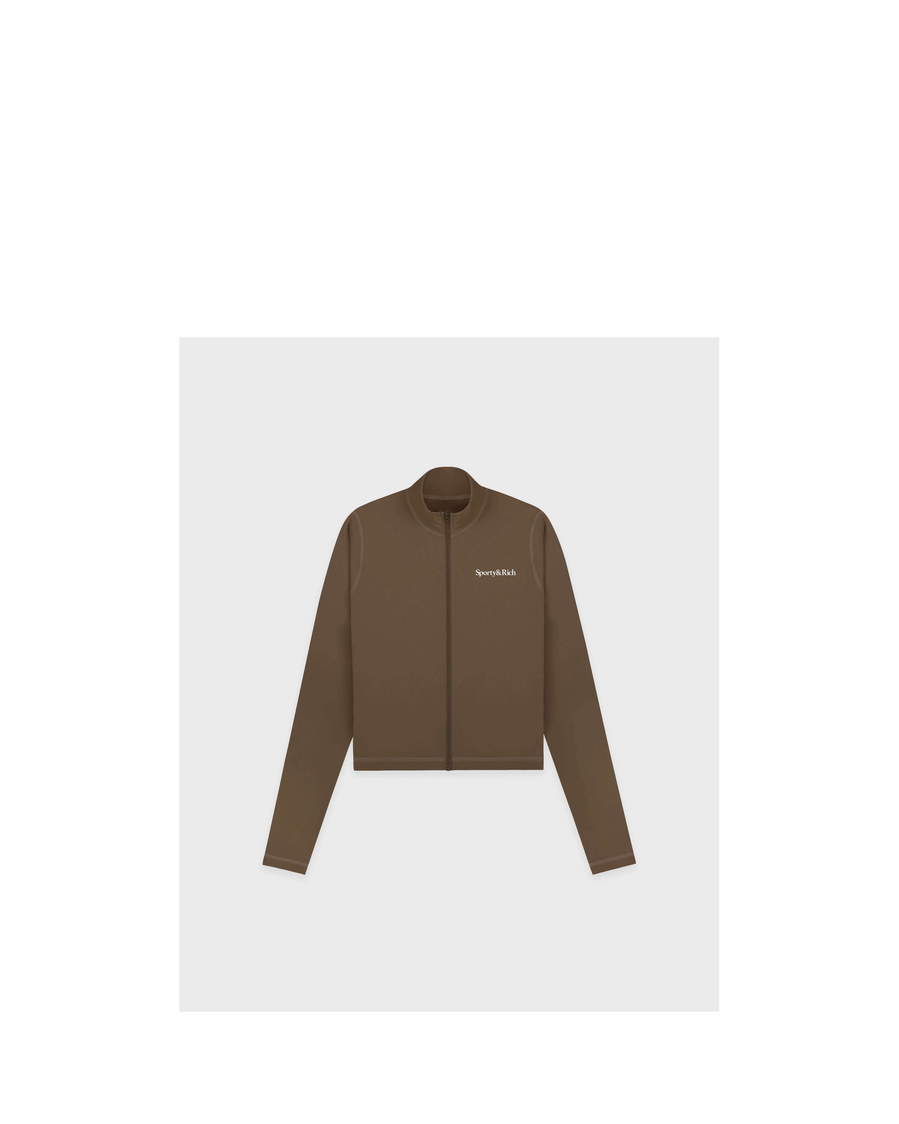 Serif Logo Sports Jacket