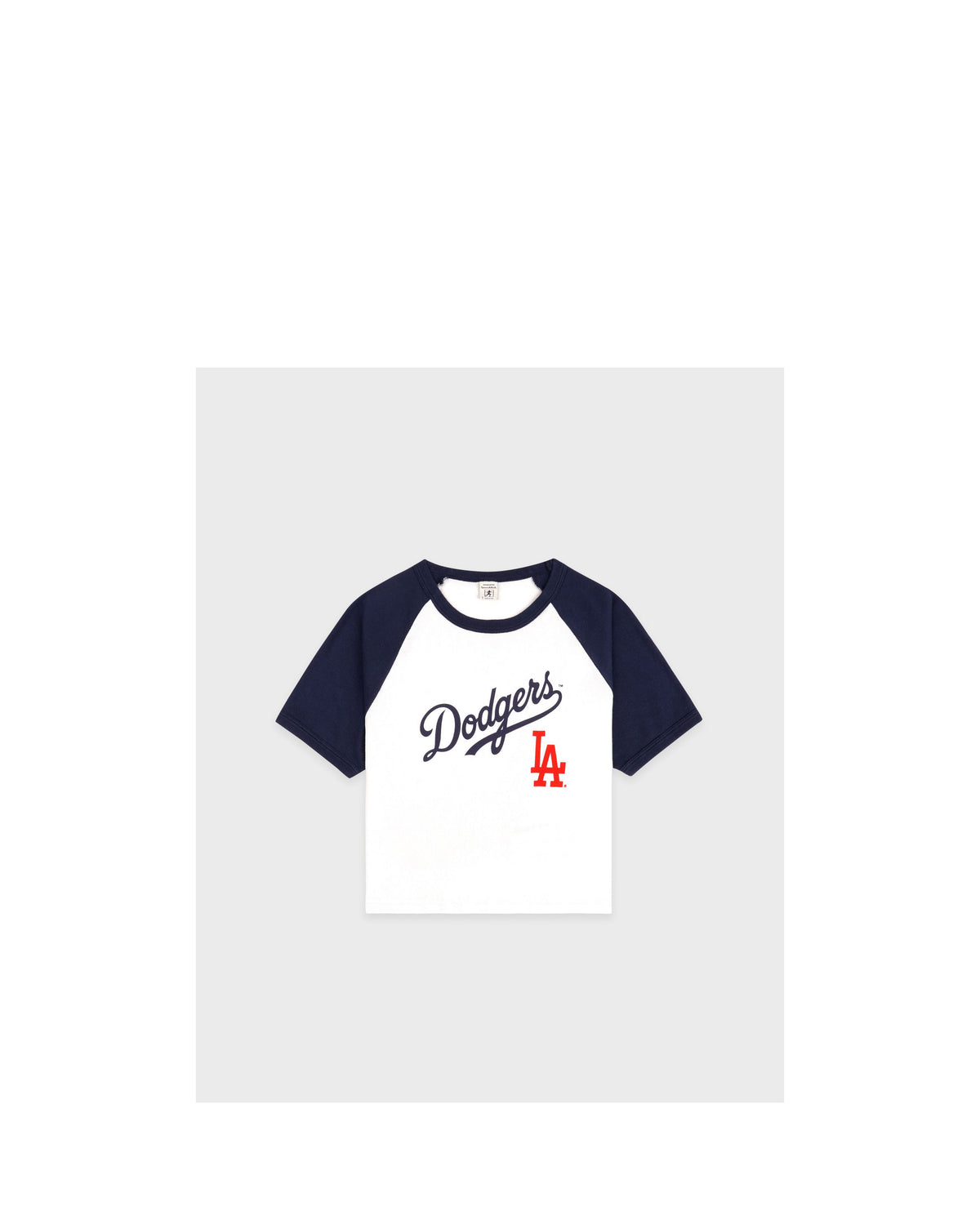 Dodgers Serif Baby Baseball Tee