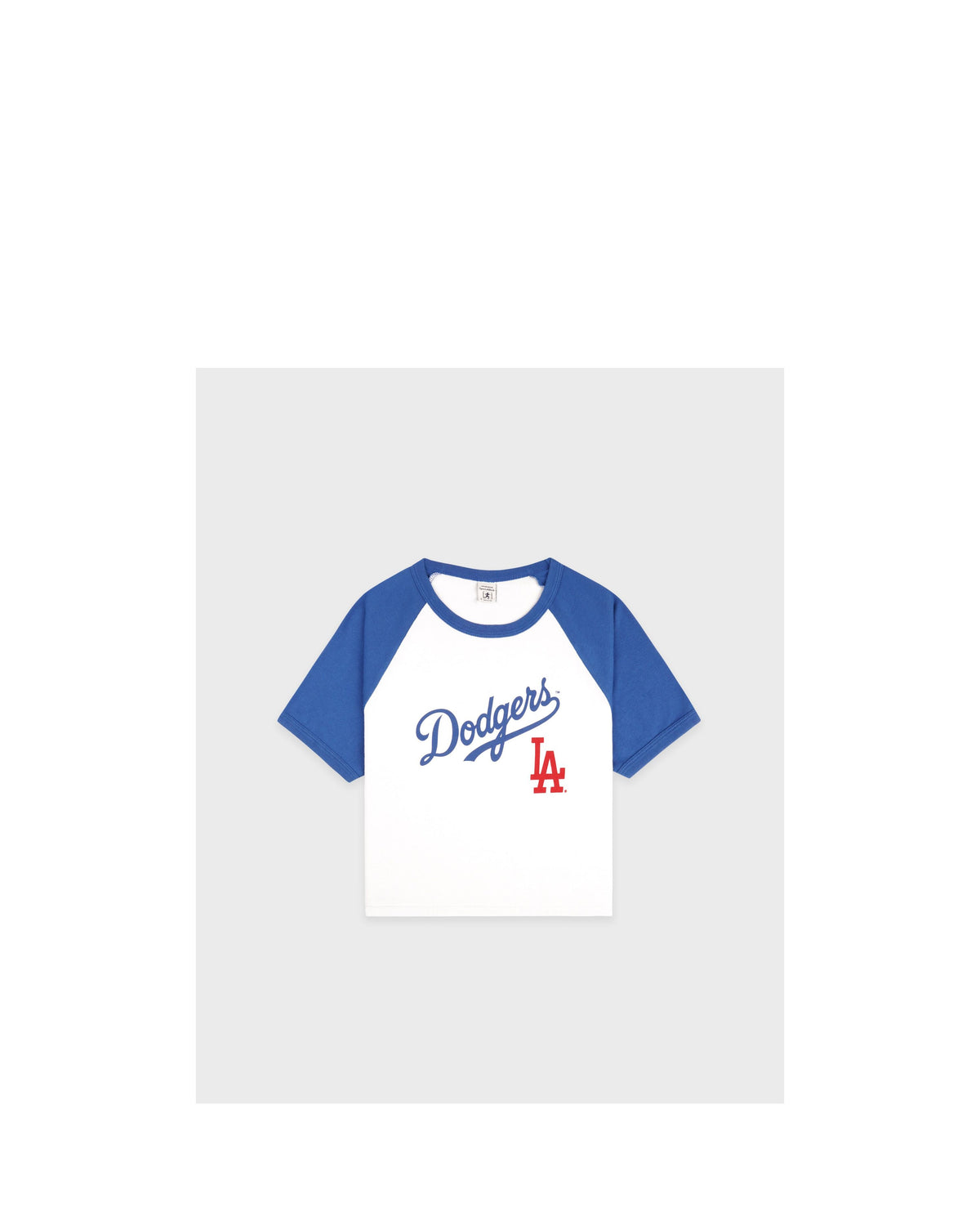 Dodgers Serif Baby Baseball Tee