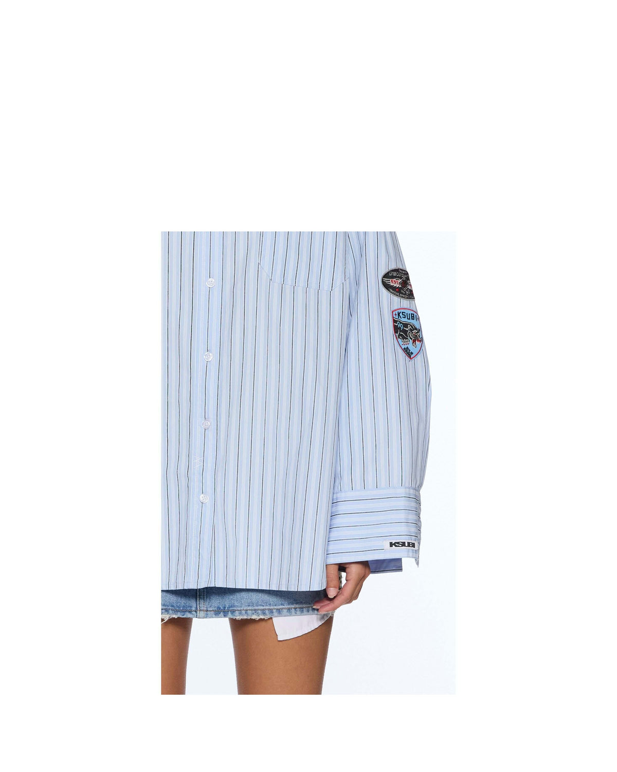 astra ls shirt blu stripe badg