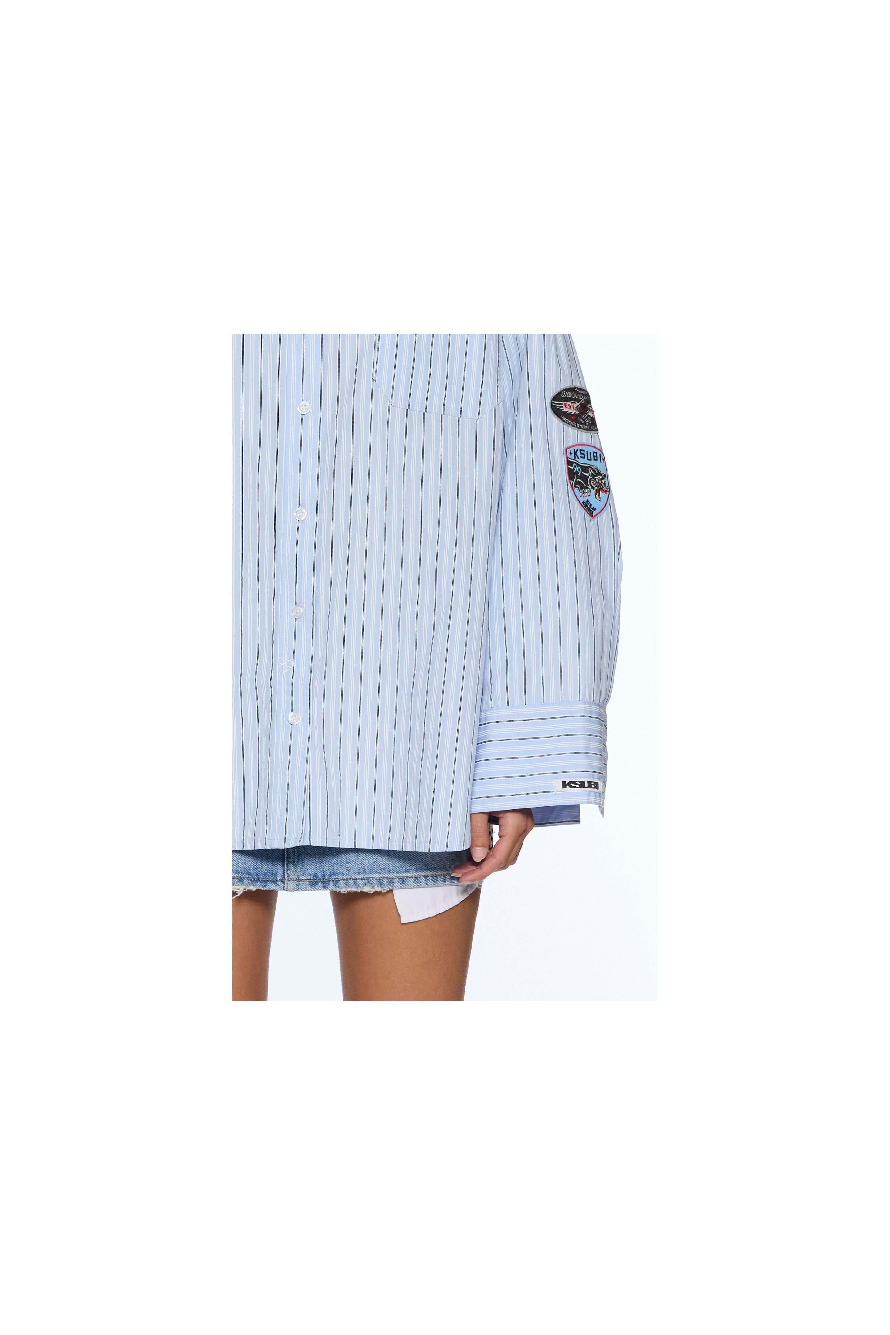 astra ls shirt blu stripe badg