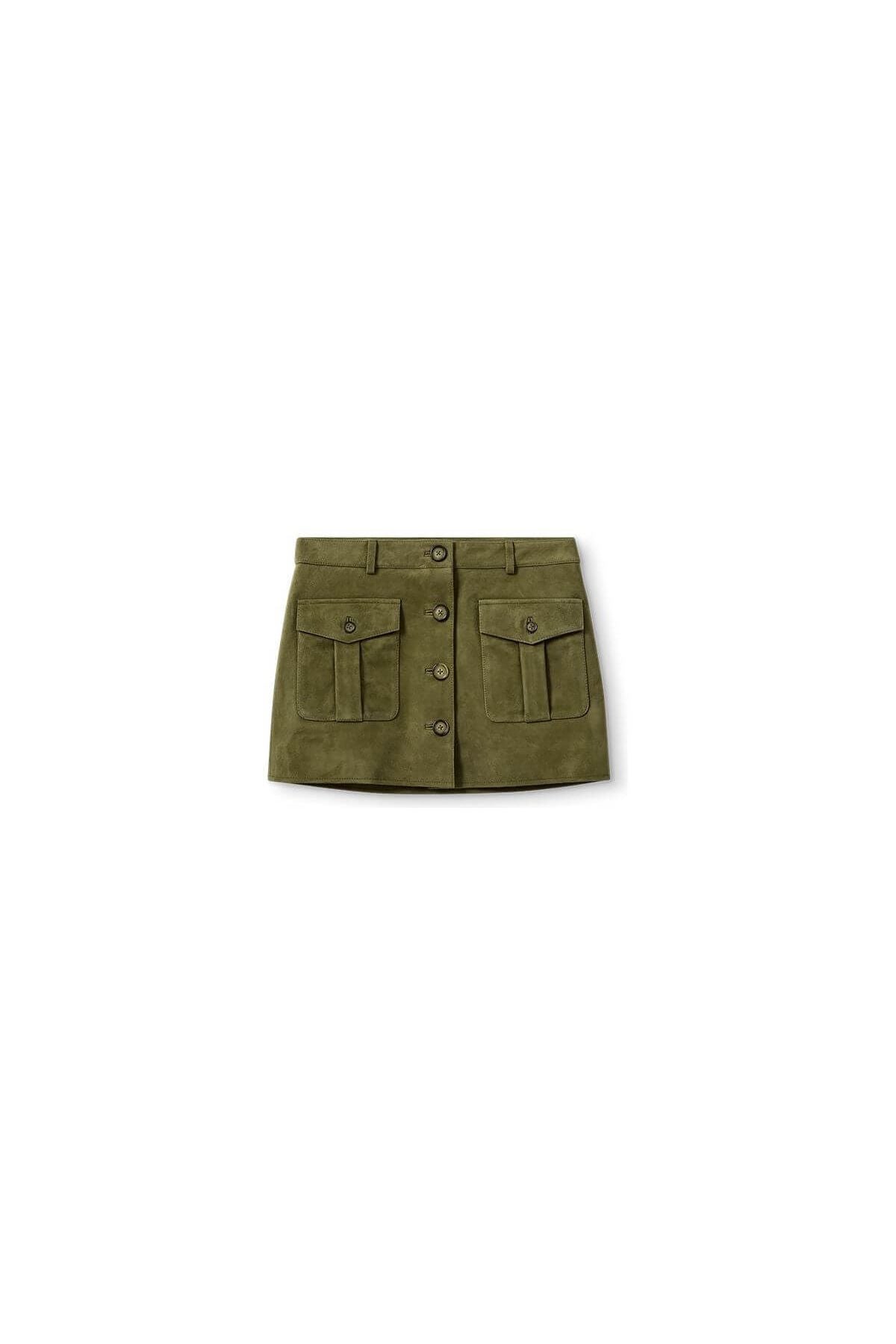 Suede Mini Skirt