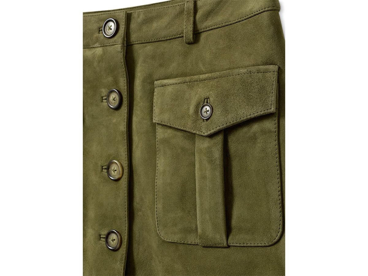 Suede Mini Skirt