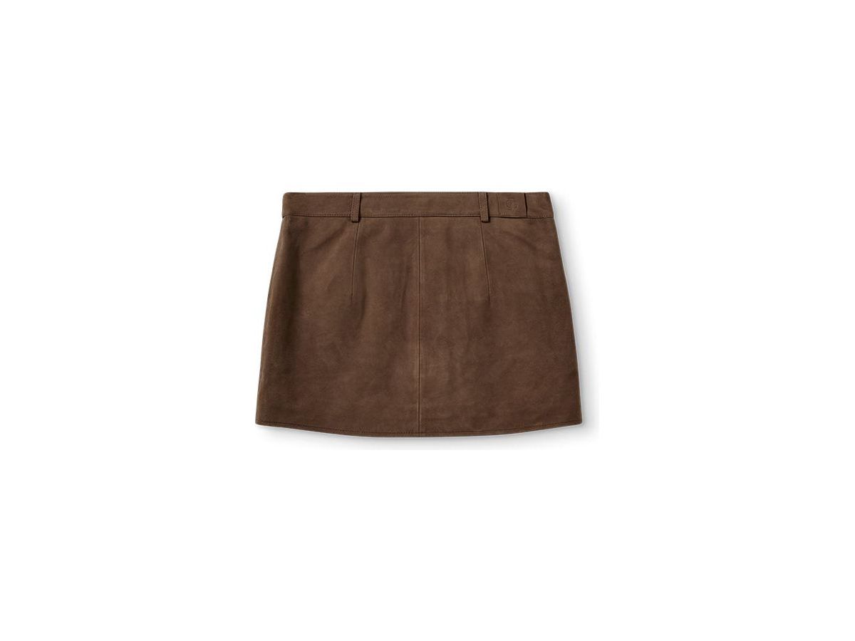 Suede Mini Skirt