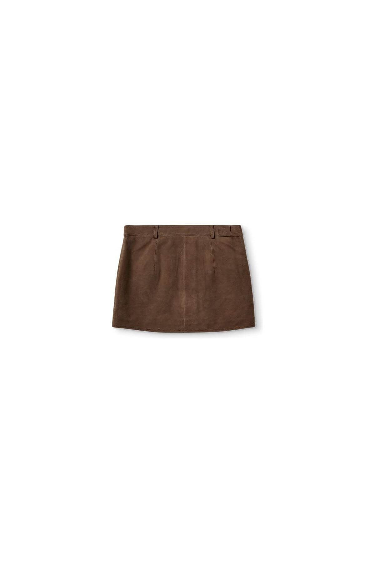 Suede Mini Skirt