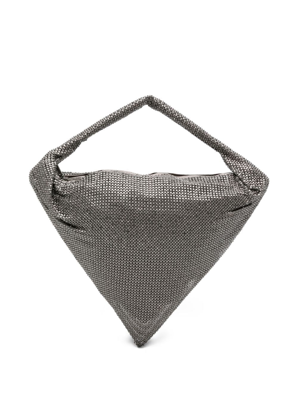 Benedetta Bruzziches Sac Ursula Rocket Man luxury metallic mesh handbag with stunning metallic design.