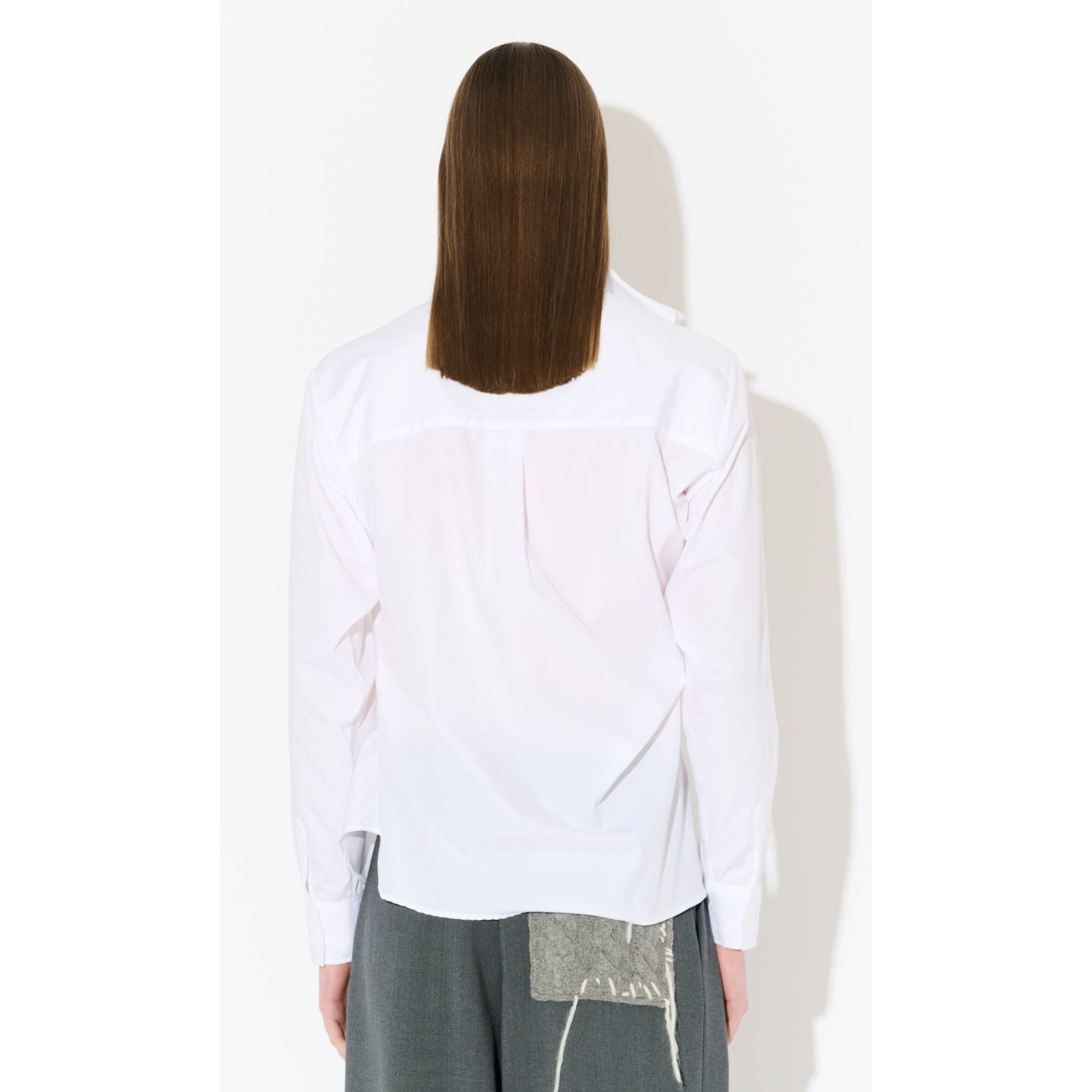 ELASTICATED RUFFLE SHIRT