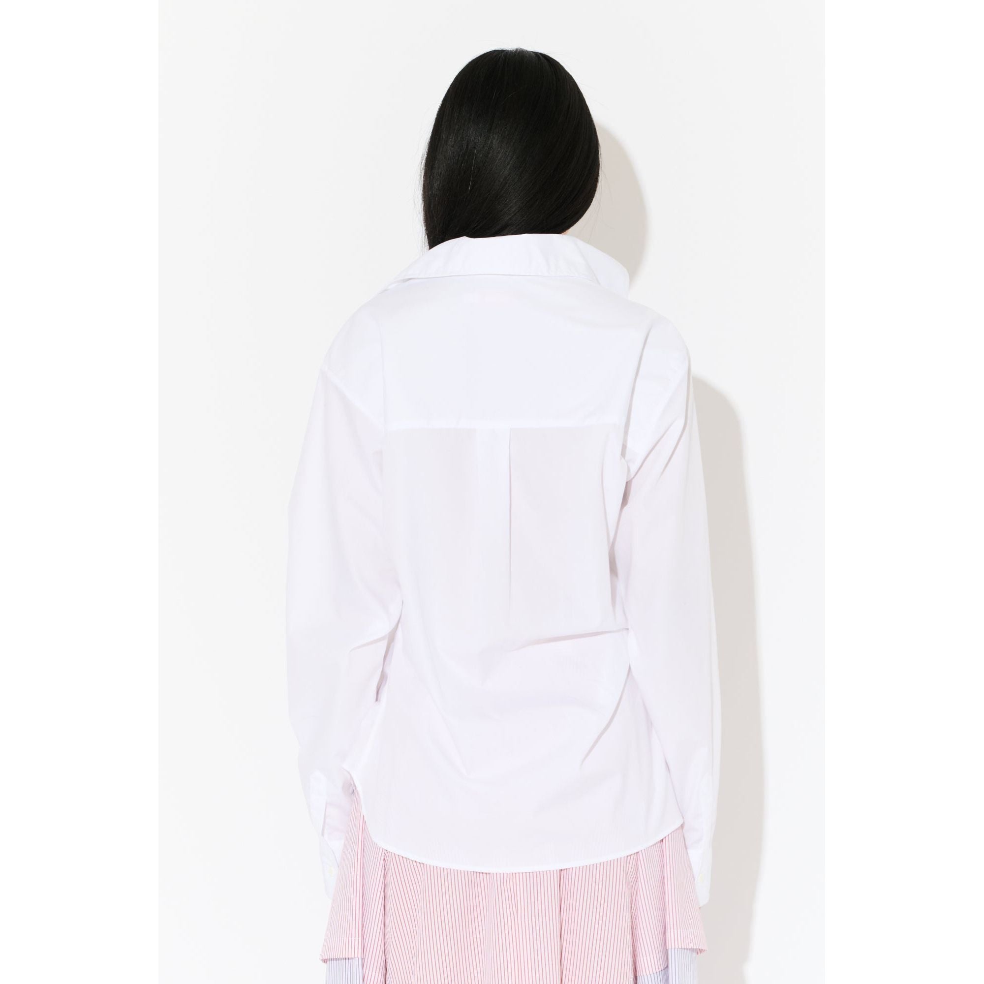 ELASTICATED RUFFLE SHIRT