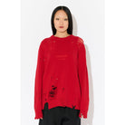 DISTRESSED LOGO JUMPER