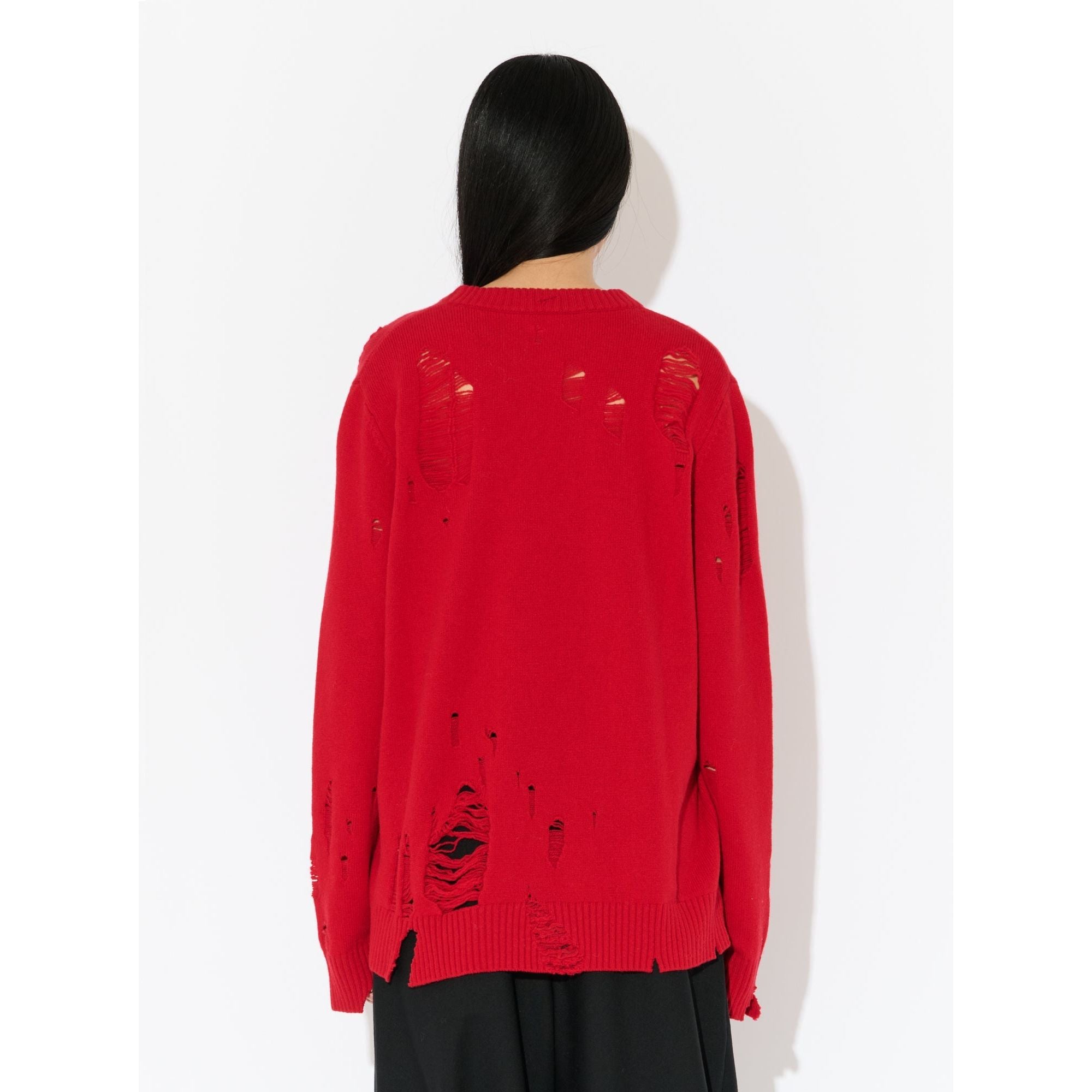 DISTRESSED LOGO JUMPER