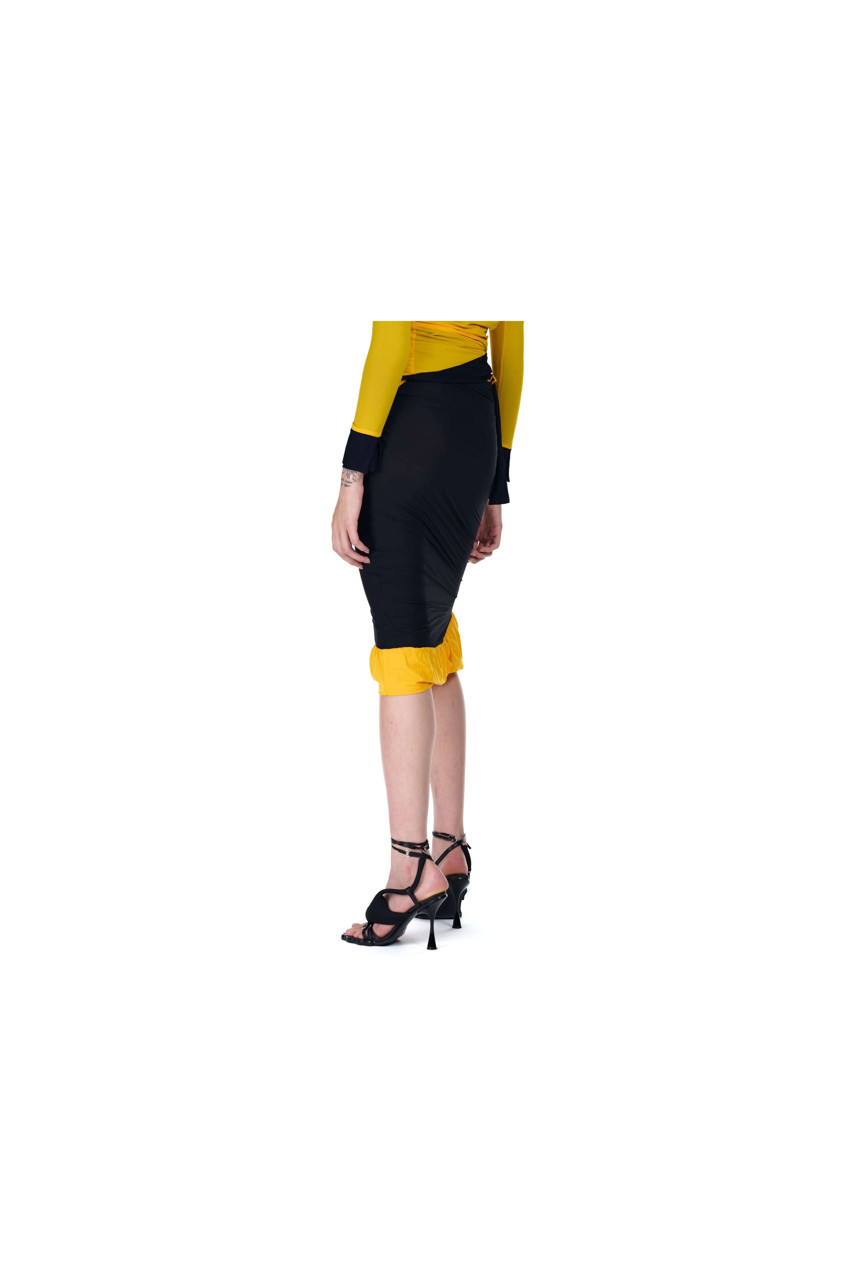 Twisted Reversable Pencil Skirt