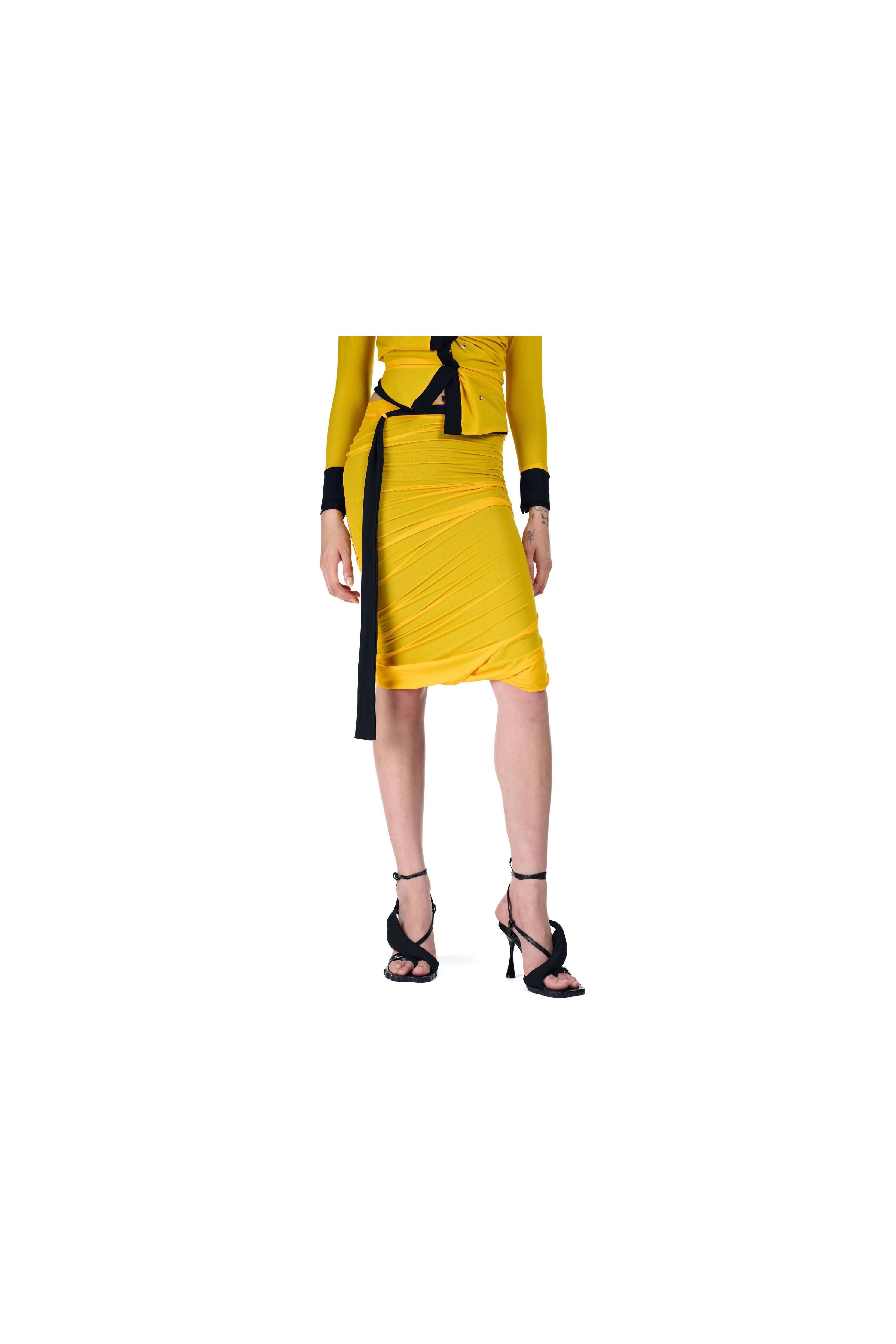 Twisted Reversable Pencil Skirt