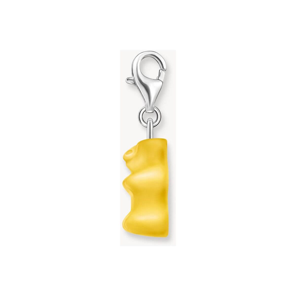 Charm pendentif en forme d'ours d'or jaune, argent recyclé, design exclusif HARIBO x THOMAS SABO.