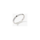 Alliance Mirage en or blanc 18 carats avec diamants D-F de 0,18 carat, un bijou élégant et intemporel.