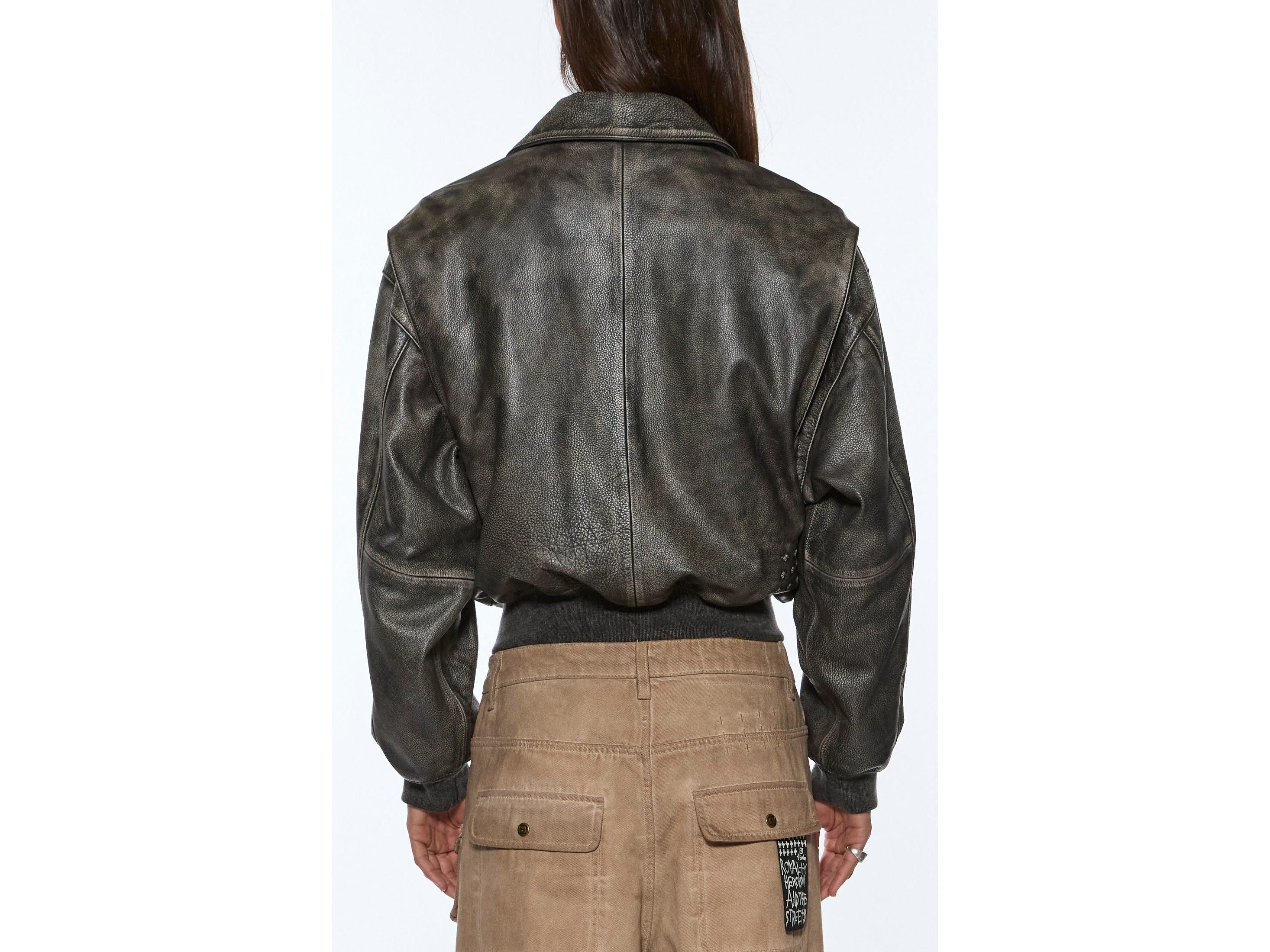 highway bomber vintage black