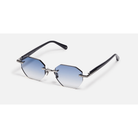 Lunettes de soleil Timothy C522 en métal avec verres dégradés et design contemporain élégant.