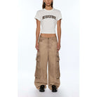 leo shrunken ss tee vintage white