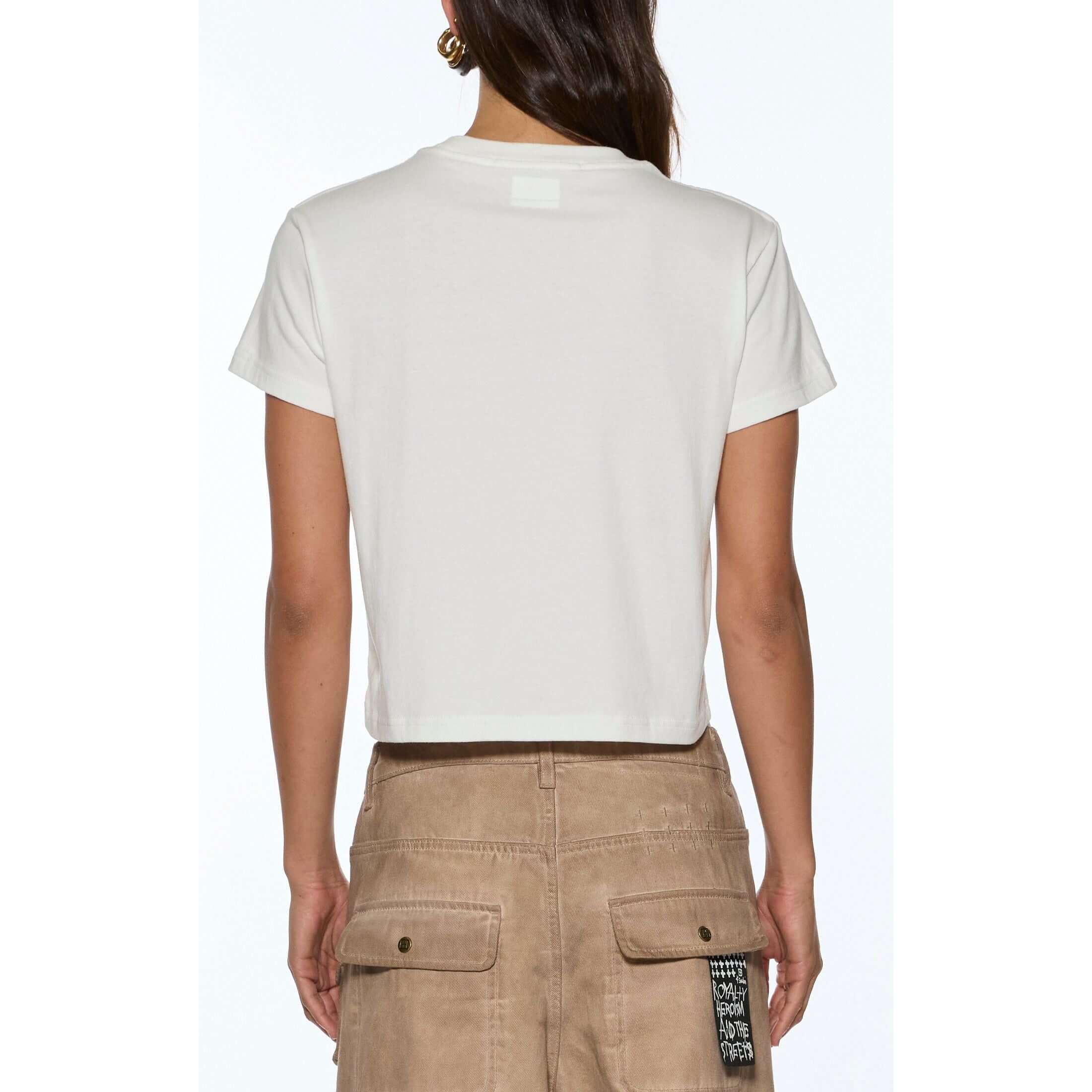 leo shrunken ss tee vintage white