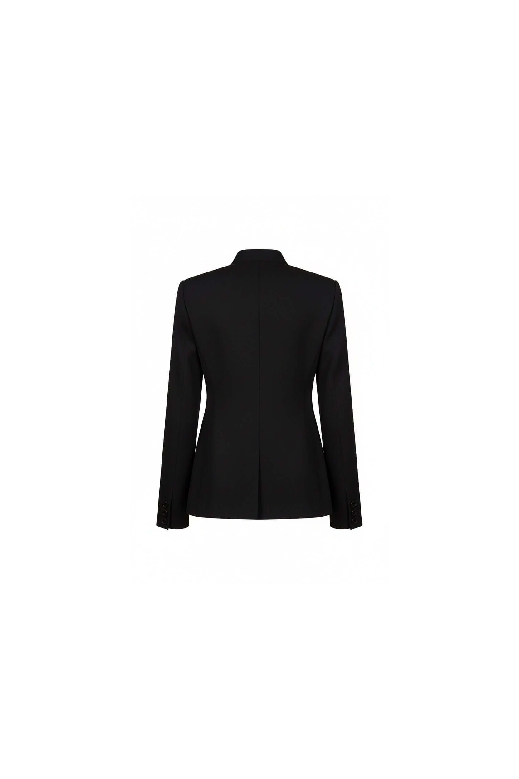 FITTED BLAZER IN CREPE