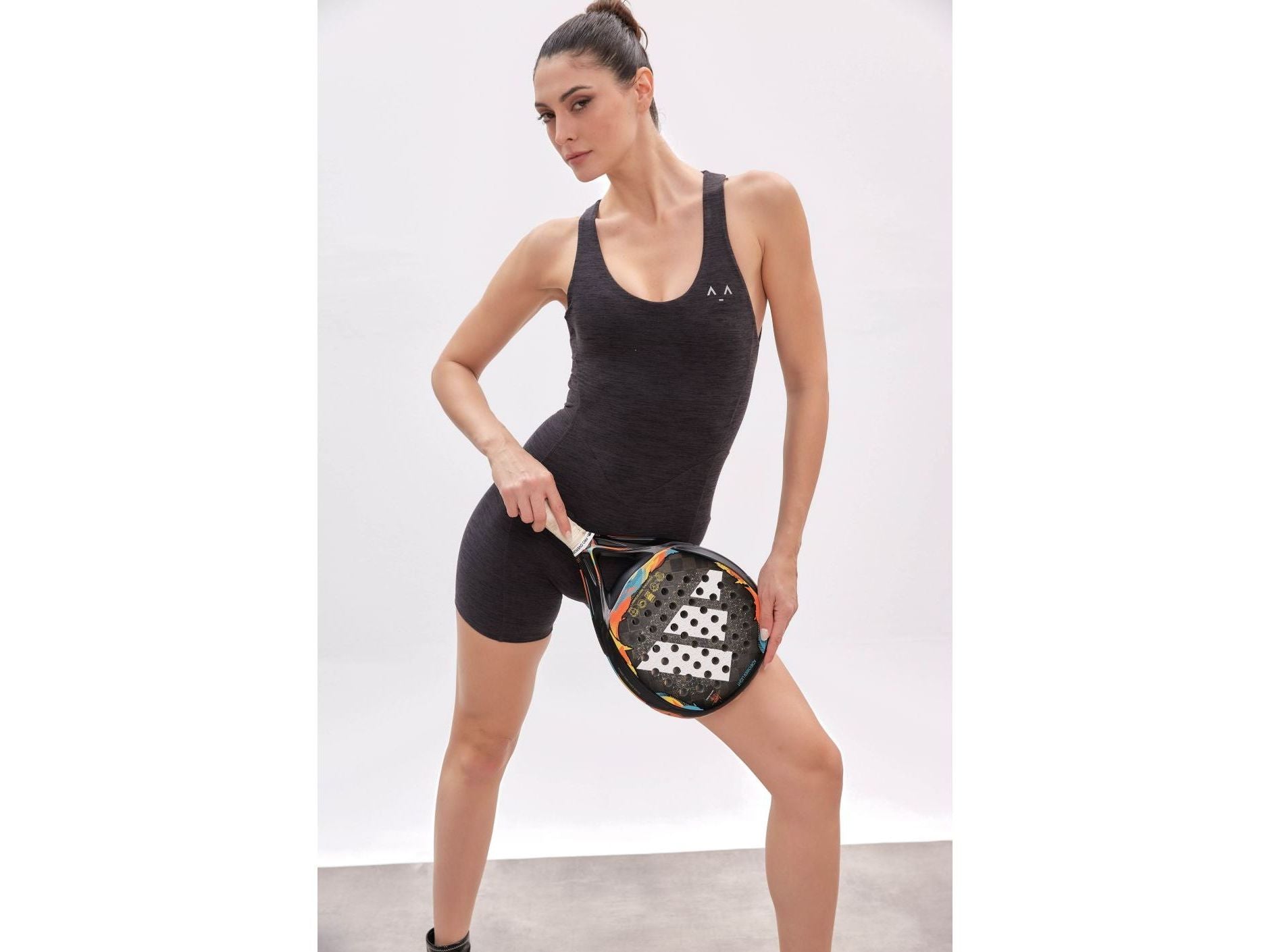 Ribbed Sculpt Open Back Jumpsuit