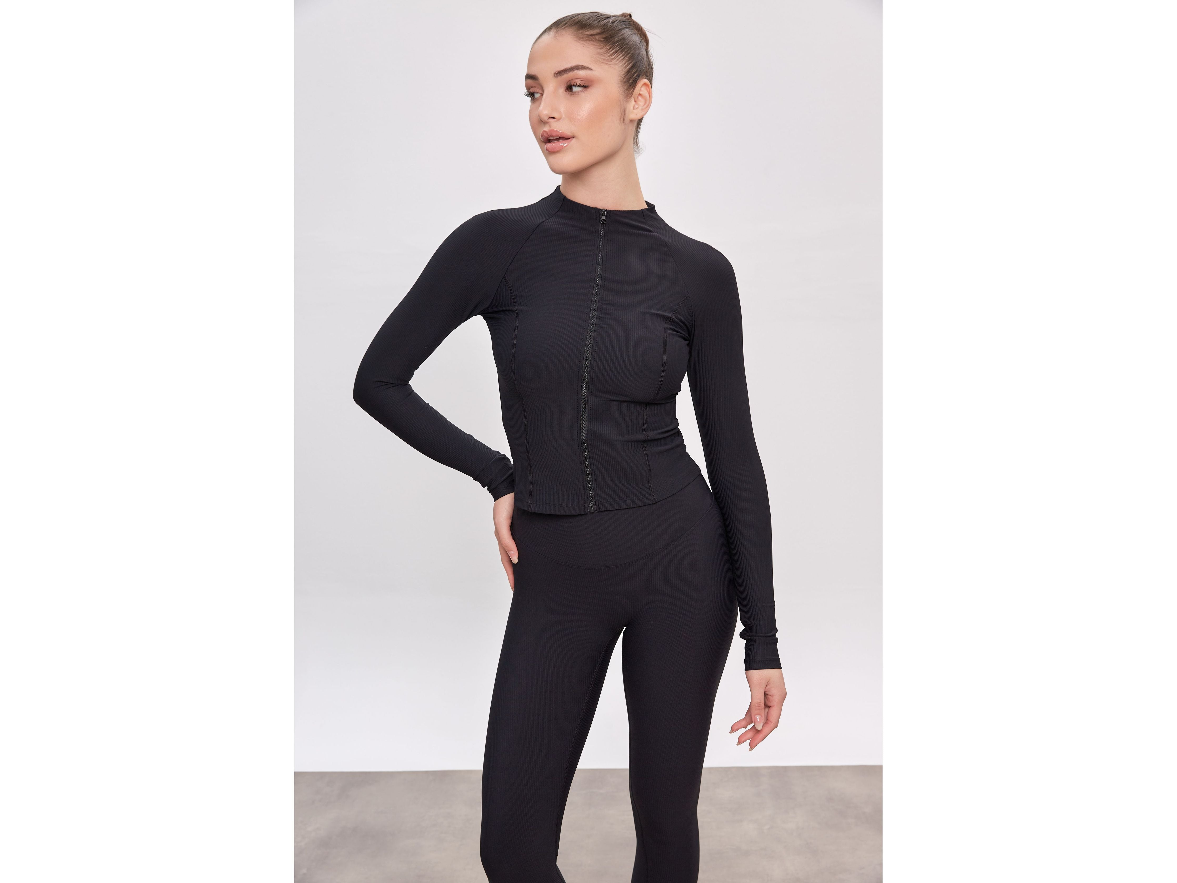 Sleek Fit Zip Jacket