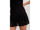  Lace Power Dress with Shorts | Black