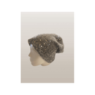 Chapeau Jude à paillettes en gris, un accessoire de mode étincelant pour soirées et looks quotidiens.
