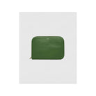 Dark green computer pouch by CAHU with a sleek design and golden zipper, perfect for 13-inch devices.